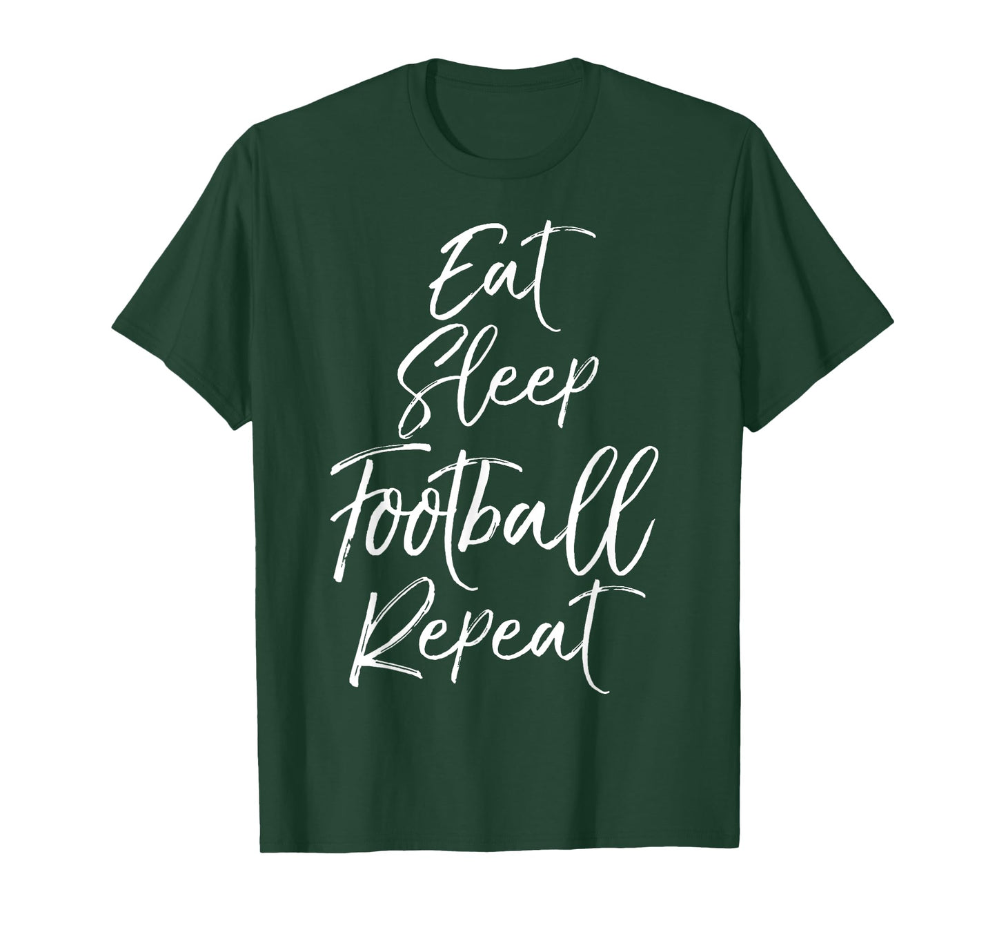 Funny Obsessed with Football Gift Eat Sleep Football Repeat T-Shirt
