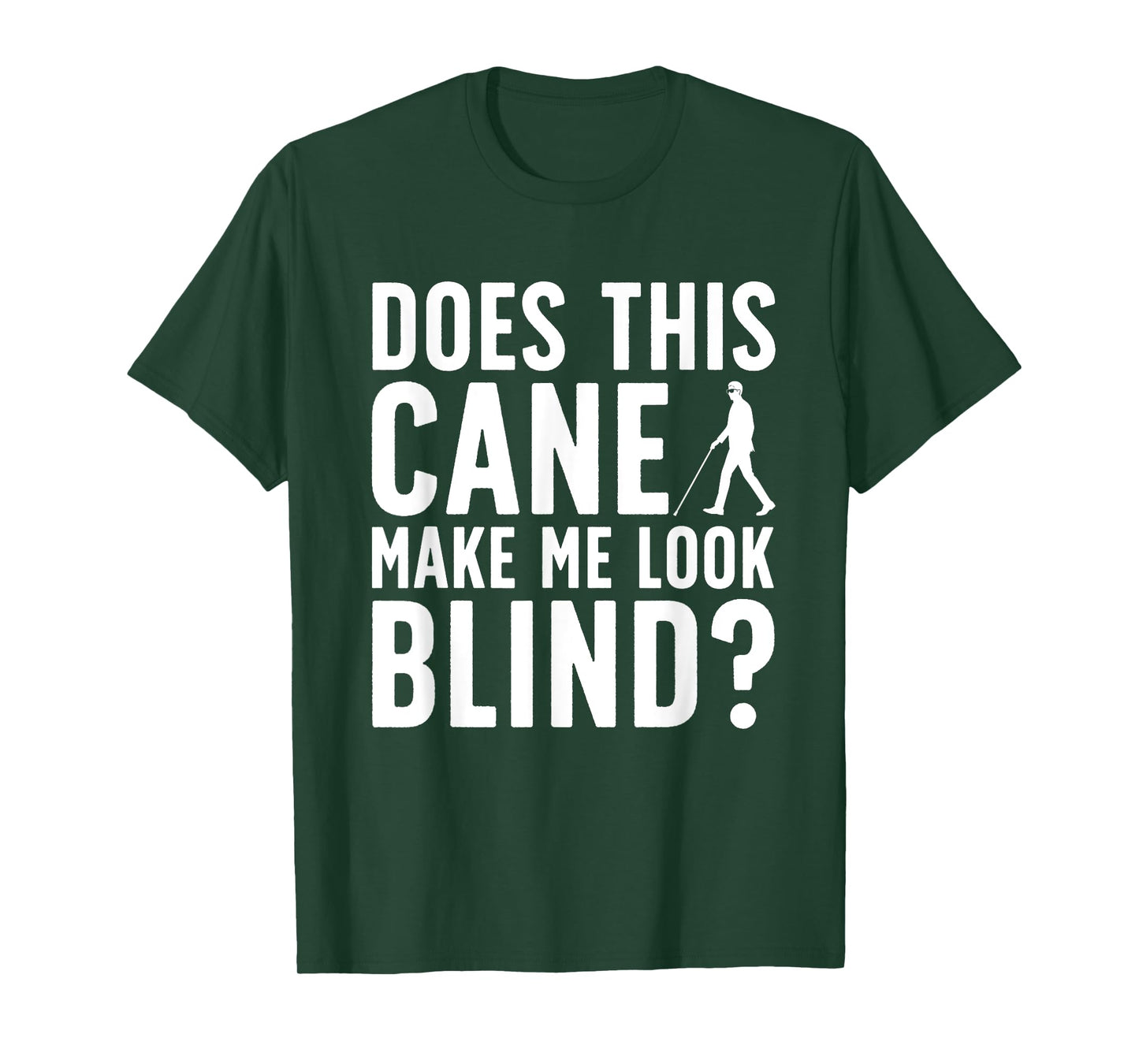 Blind Person Art For Men Women Sight Impaired Blind People T-Shirt