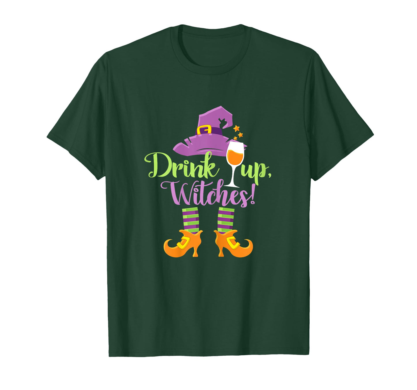 Halloween Funny Drink Up Witches T-Shirt