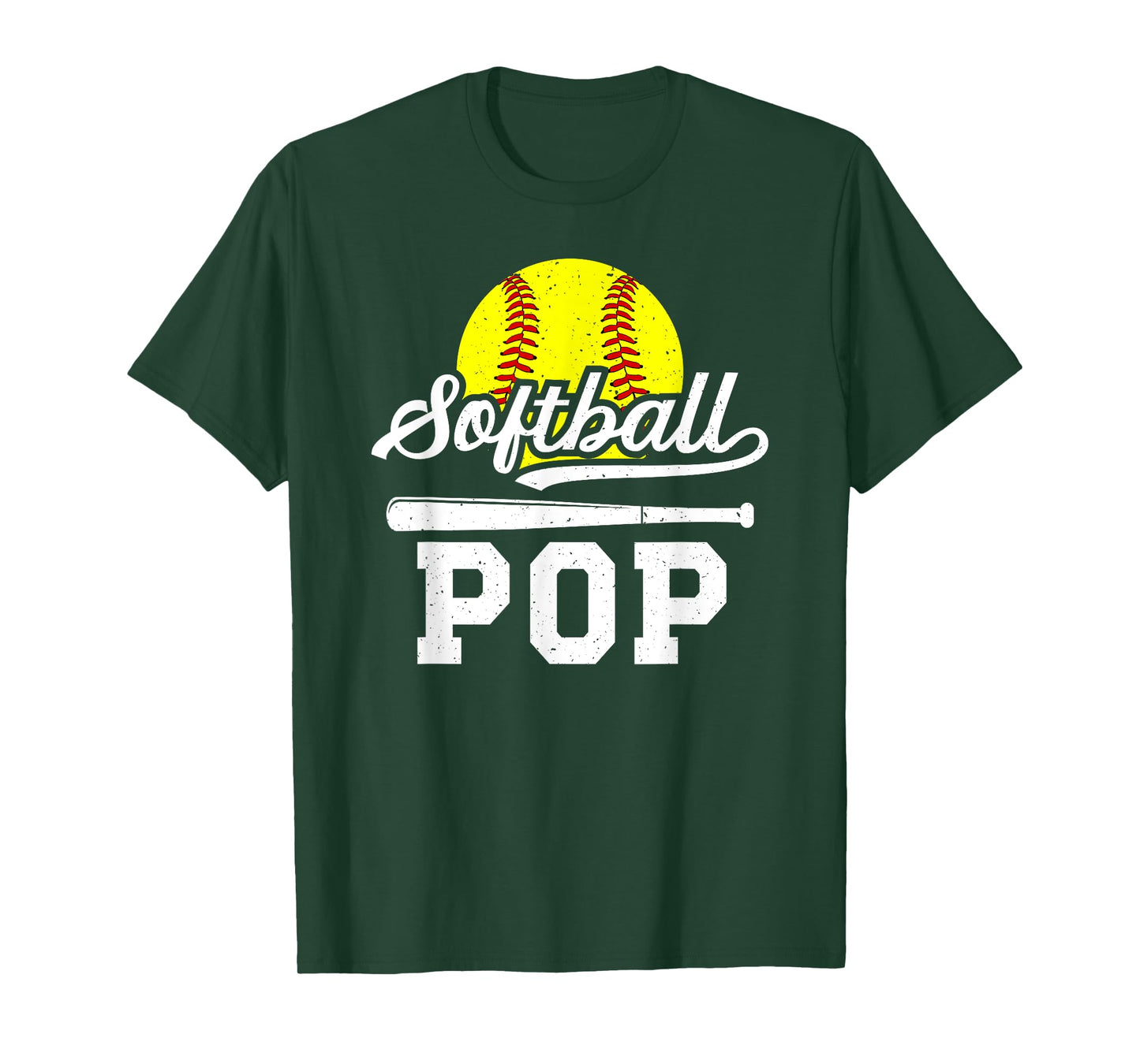 Softball Pop Grandpa Pop Of A Softball Player Pop T-Shirt