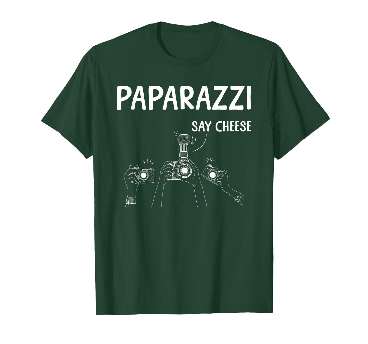 Funny Paparazzi Design For Men Women Photographer Paparazzi T-Shirt