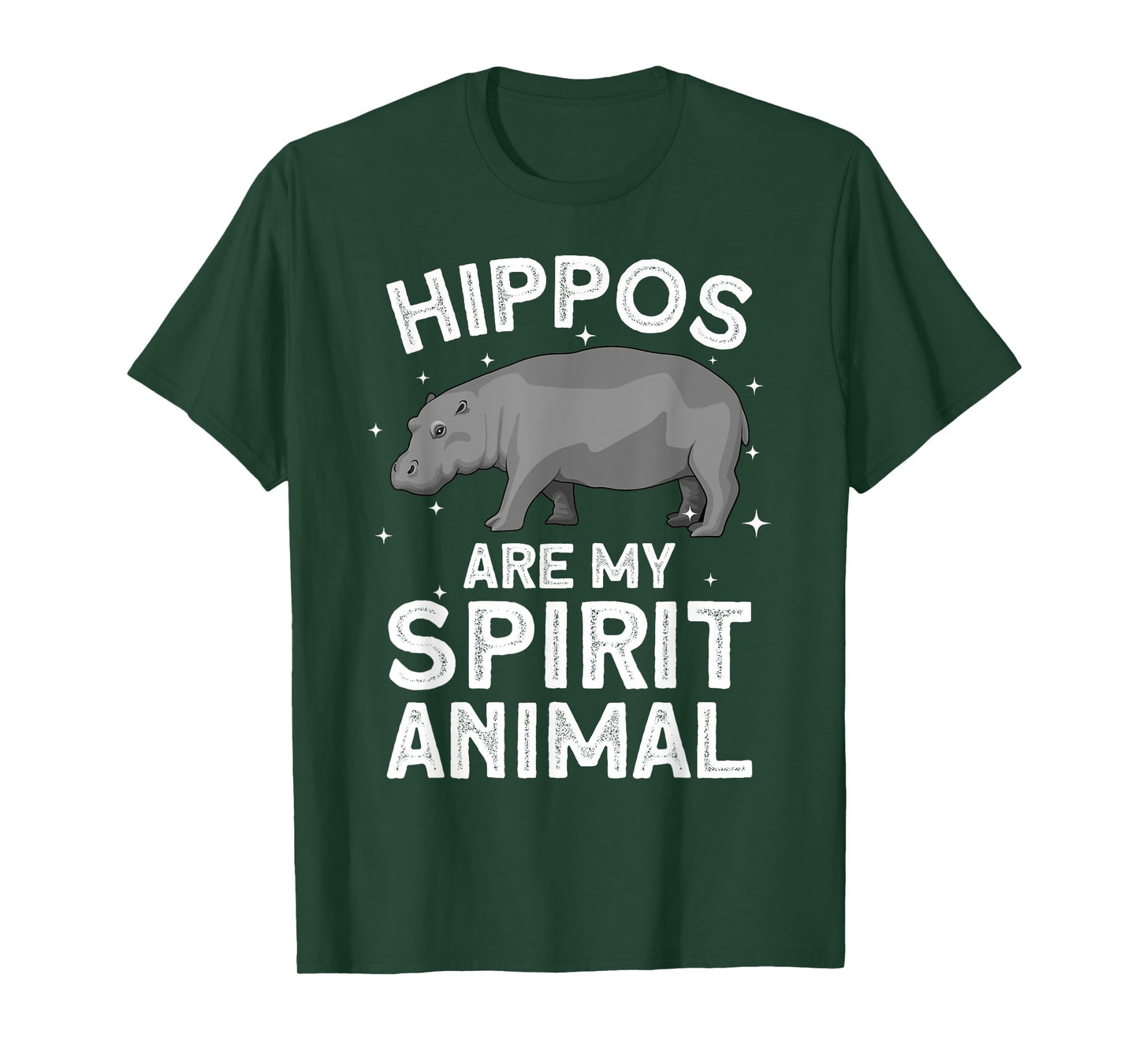 Funny Hippopotamus Design For Men Women Animal Hippo Lover T-Shirt