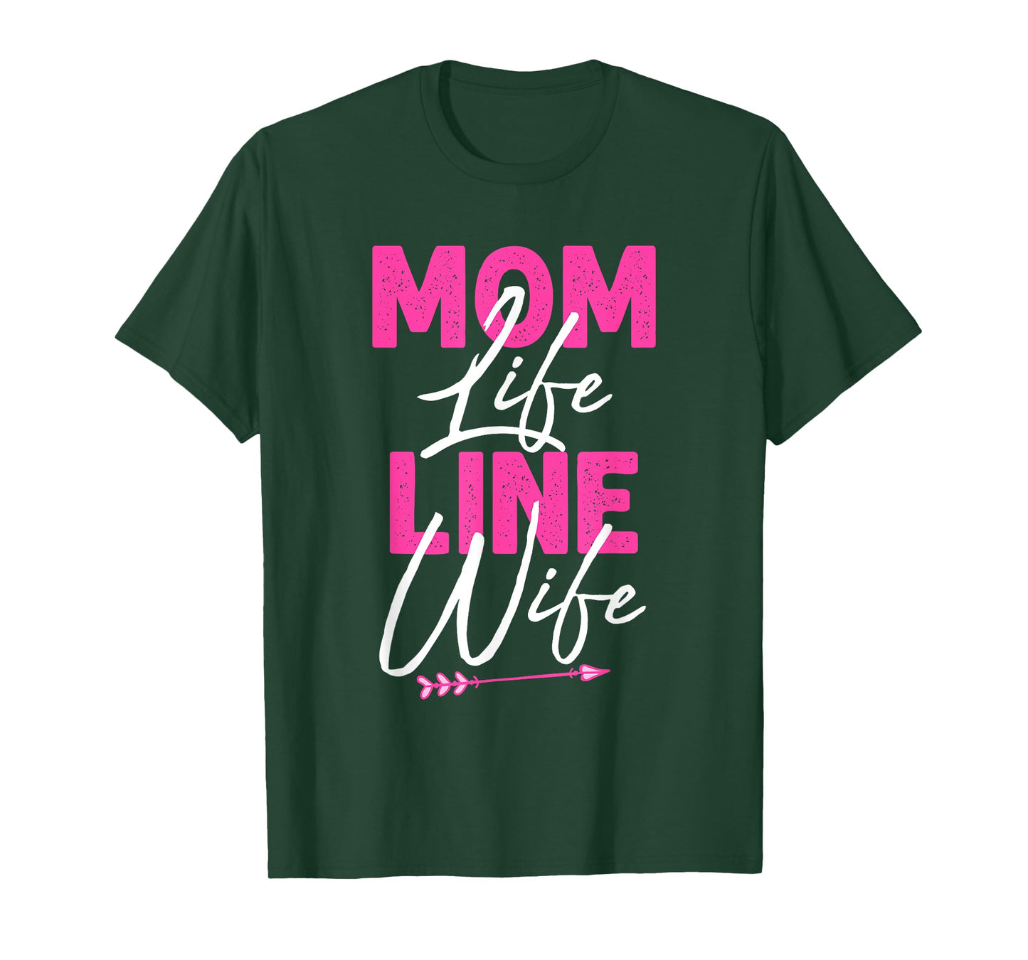 Funny Lineman Wife Design Lineman Lover Women Mom Linesman T-Shirt