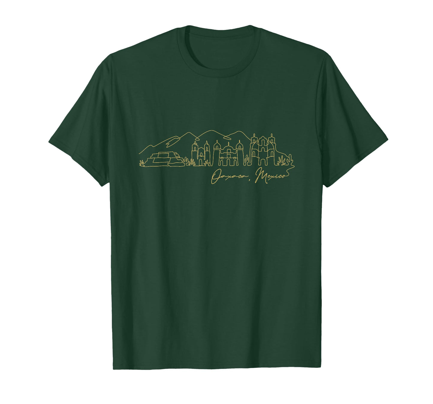 Signature Oaxaca City Skyline - Mexico Vacation Souvenir T-Shirt