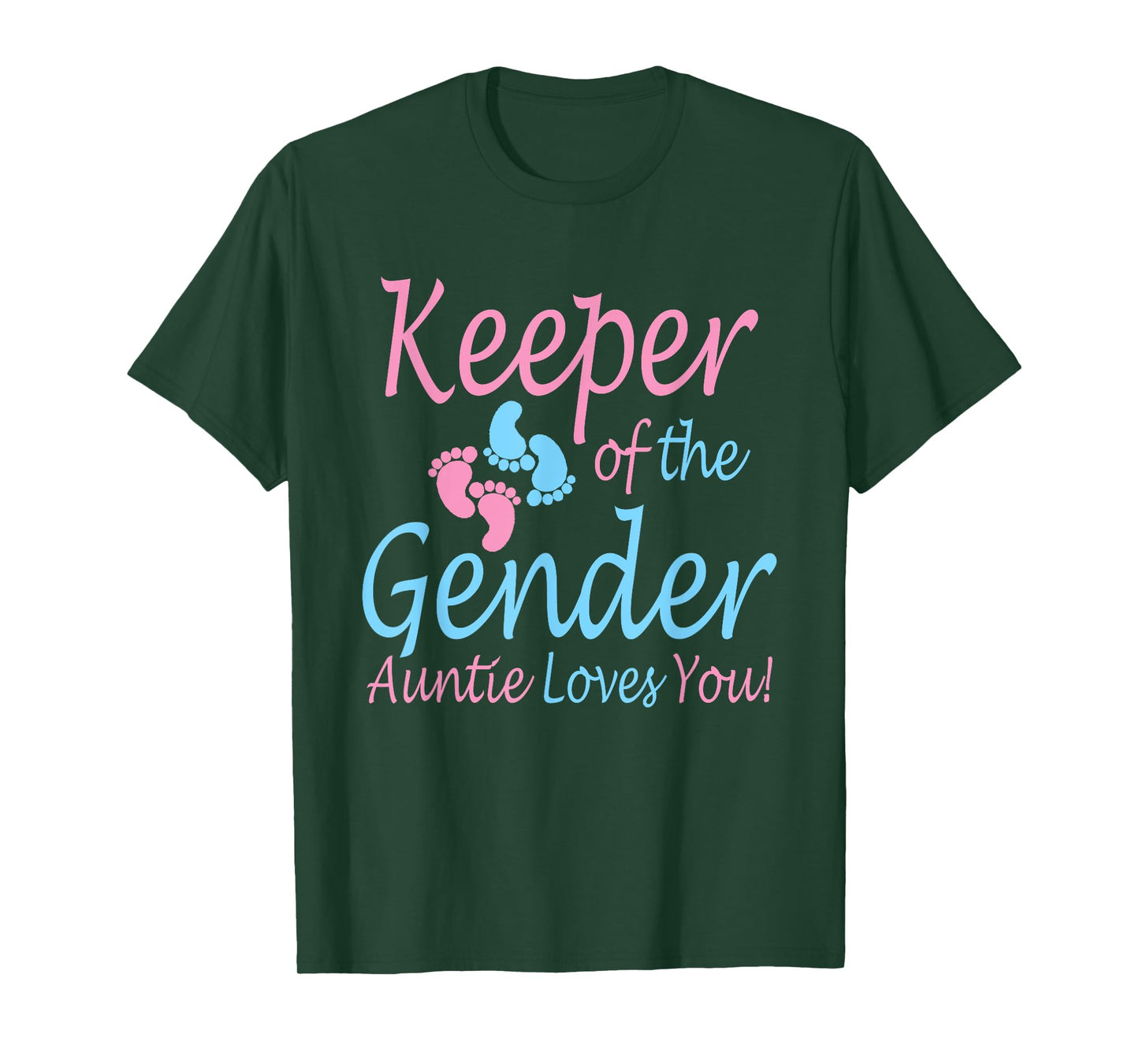 Keeper of the Gender Auntie - Gender Reveal Party Idea T-Shirt