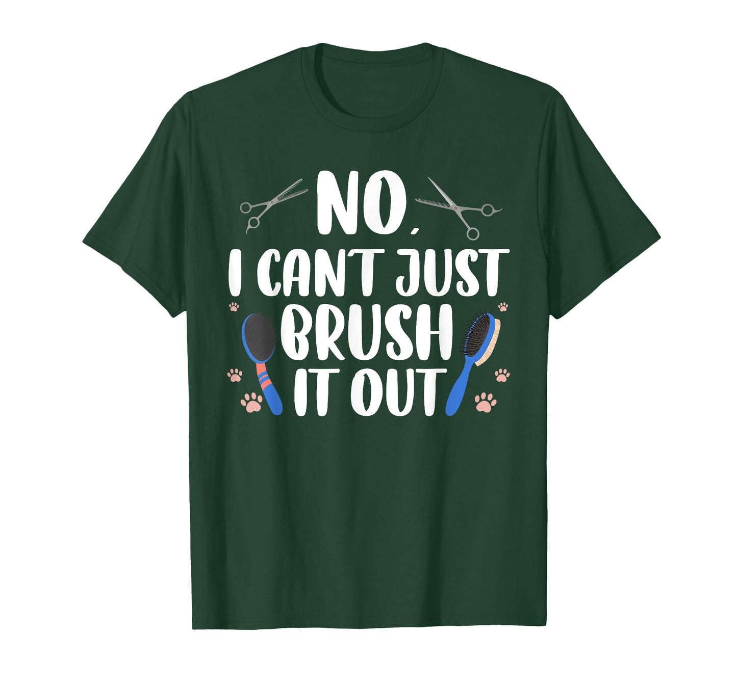 Funny Dog Grooming Art For Men Women Pet Groomer Dog Groomer T-Shirt