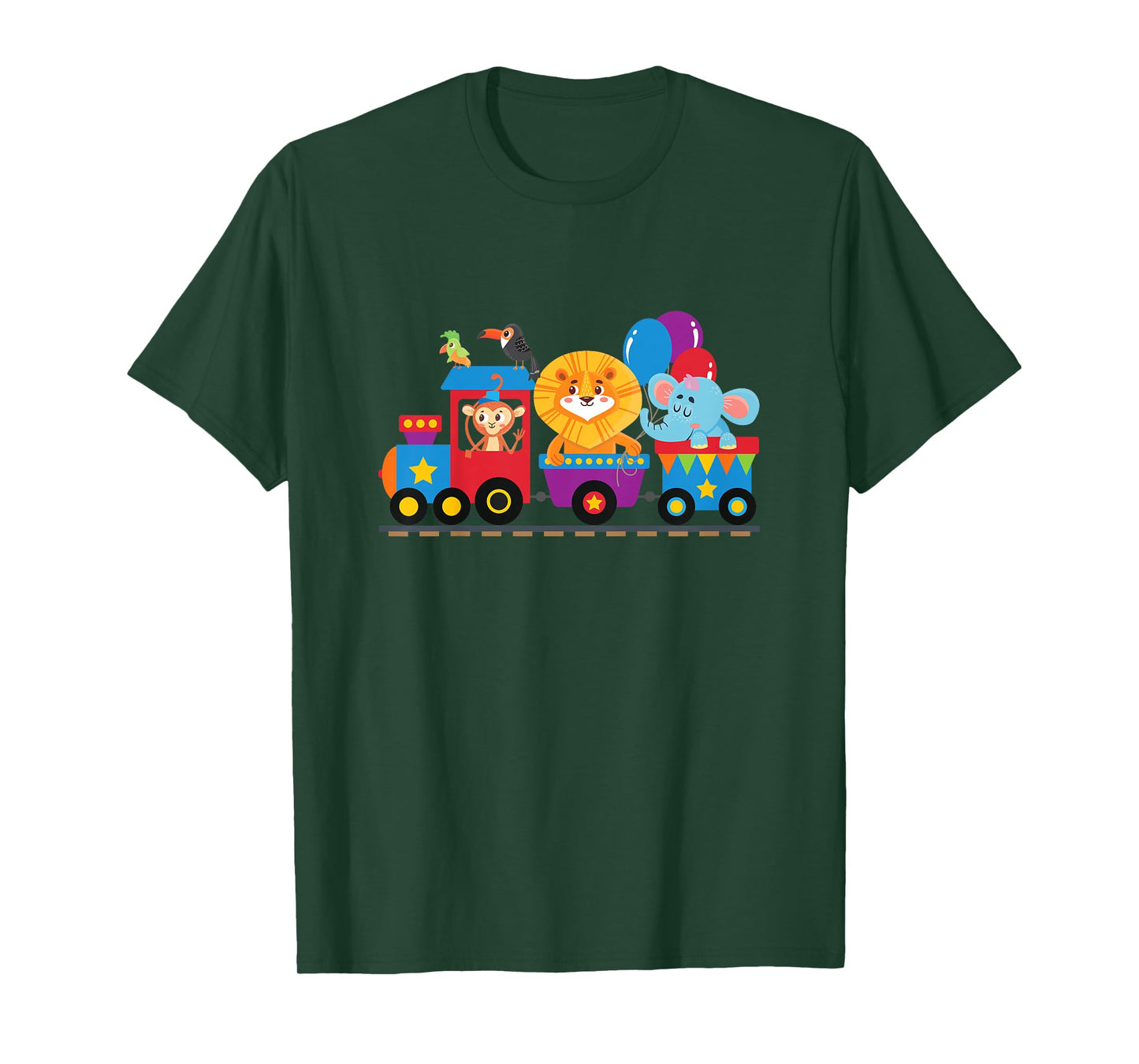 Zoo Animals Birthday Party - Zoo Train T-Shirt