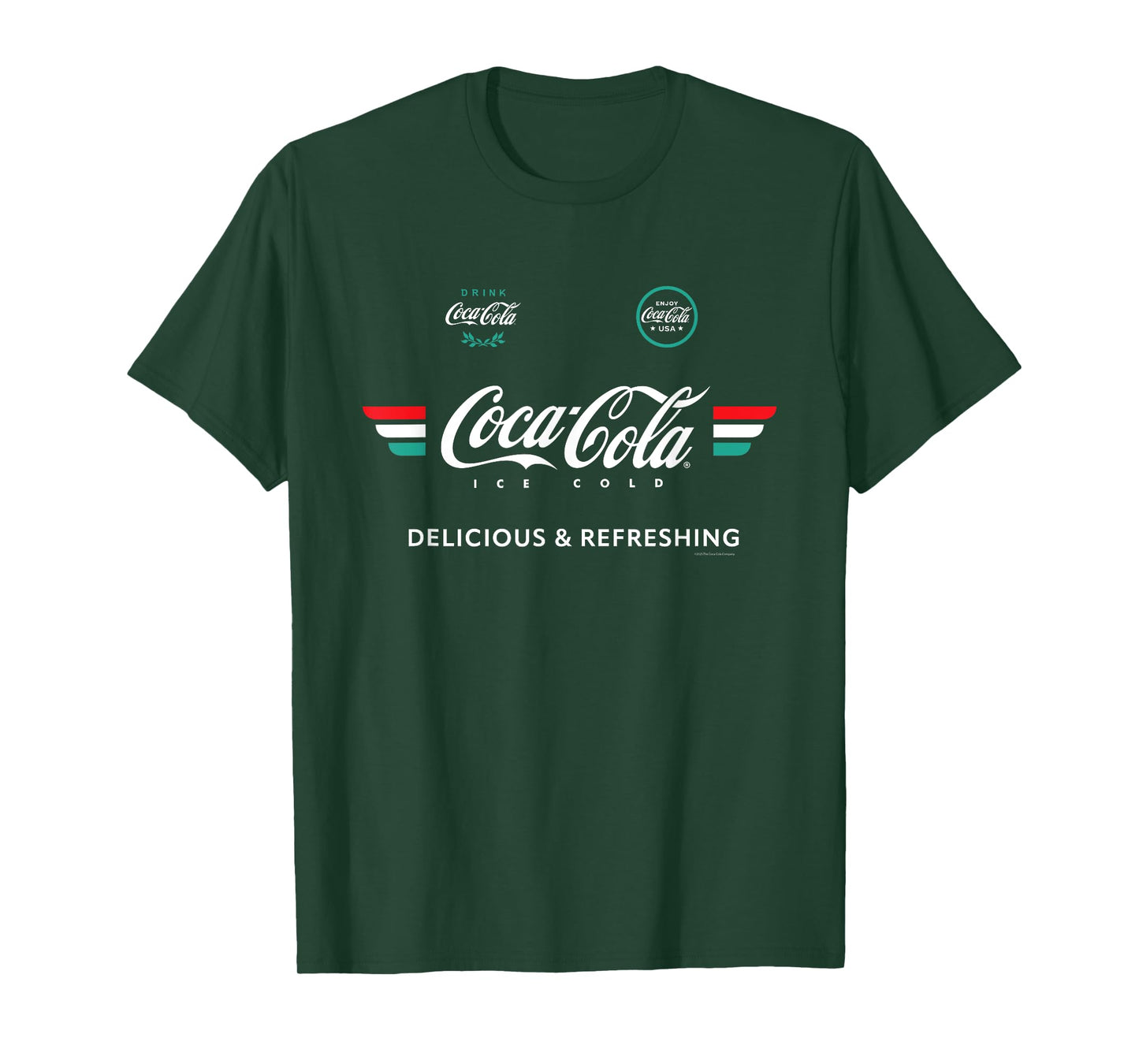 Coca-Cola Delicious & Refreshing Patch Logo T-Shirt