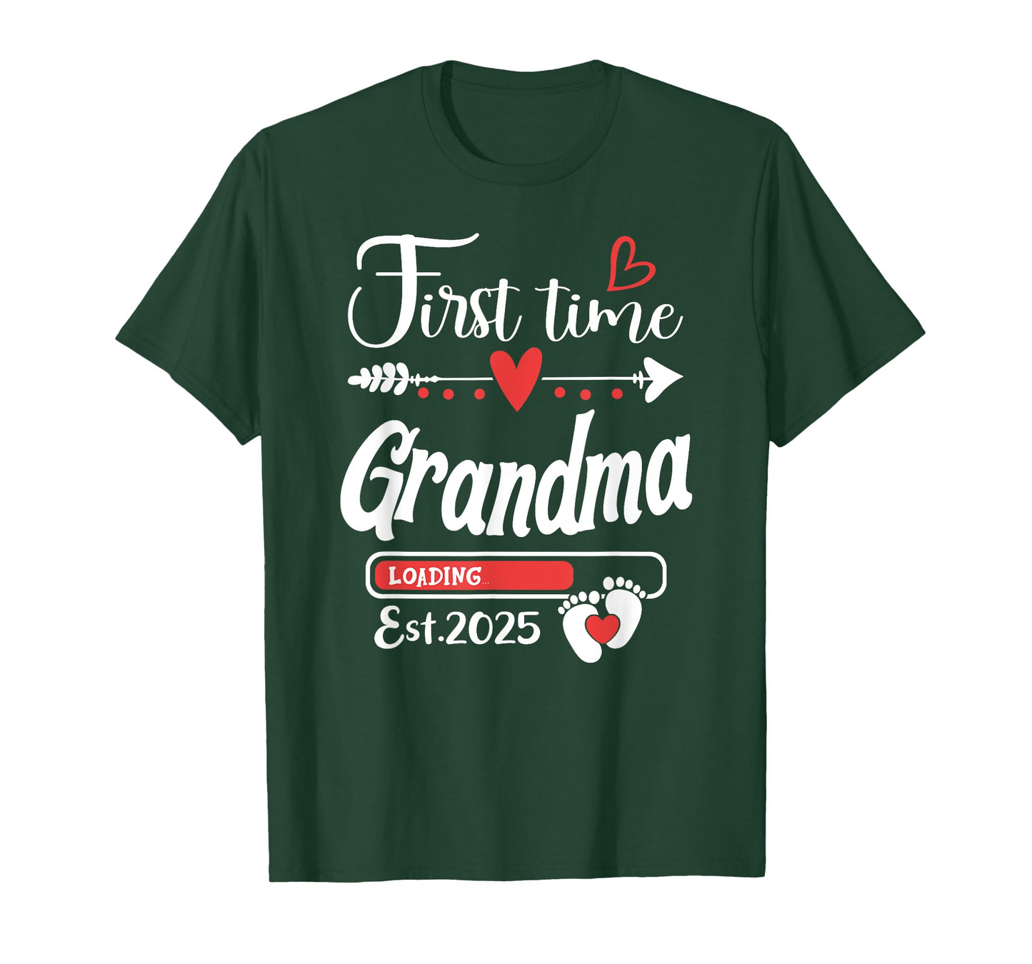 First time Grandma 2025 Soon to be Grandma, Baby Reveal T-Shirt