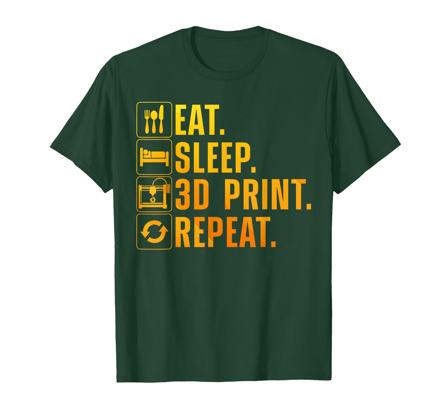 Cool 3D Printing For Men Women 3D Printer Lovers Print Geeks T-Shirt