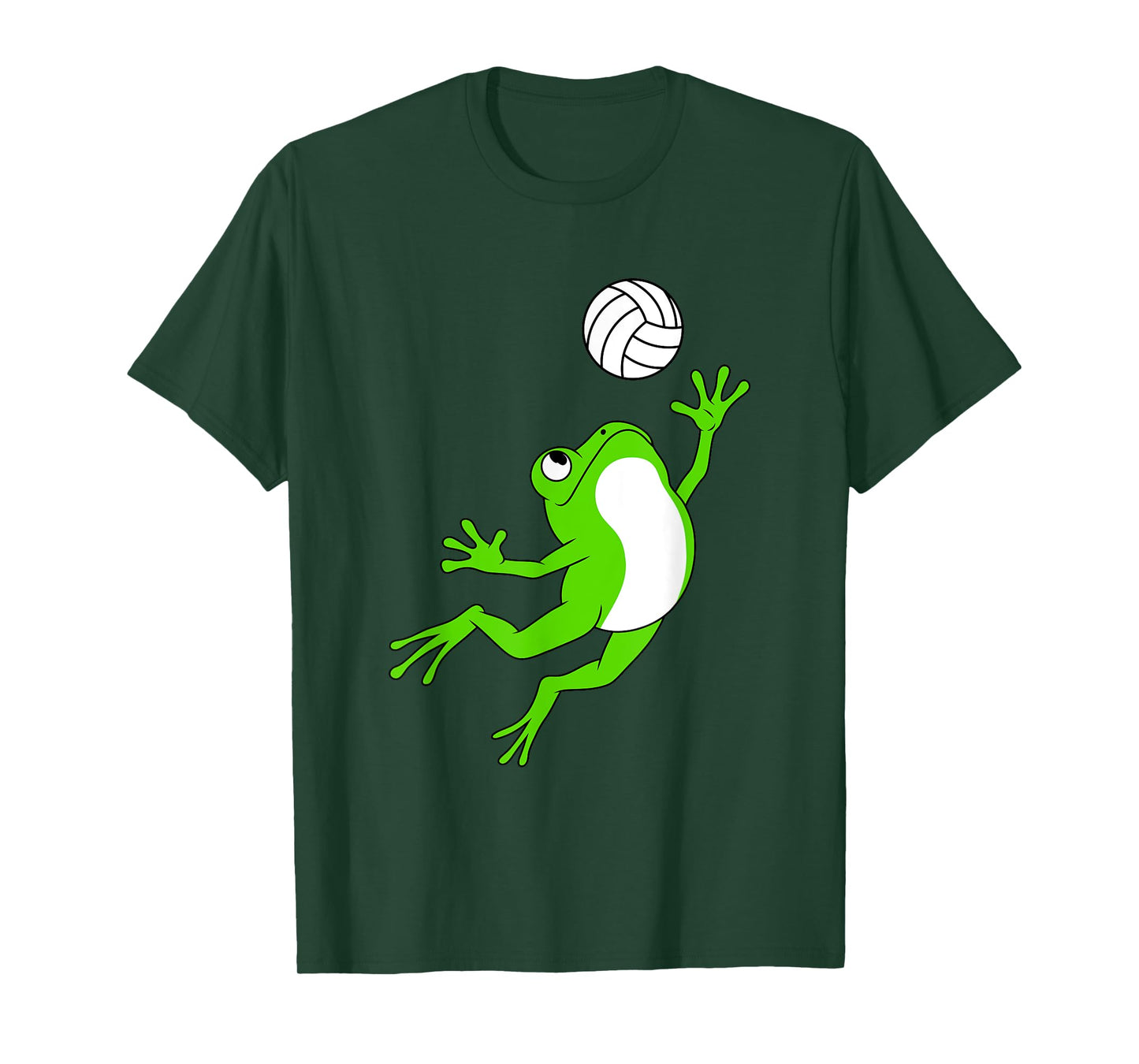 Funny Frog Playing Volleyball T-Shirt