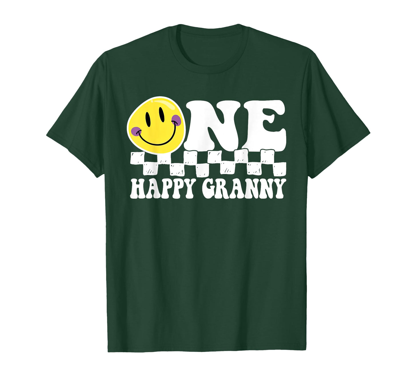 One Happy Dude Granny 1st Birthday Family Matching T-Shirt