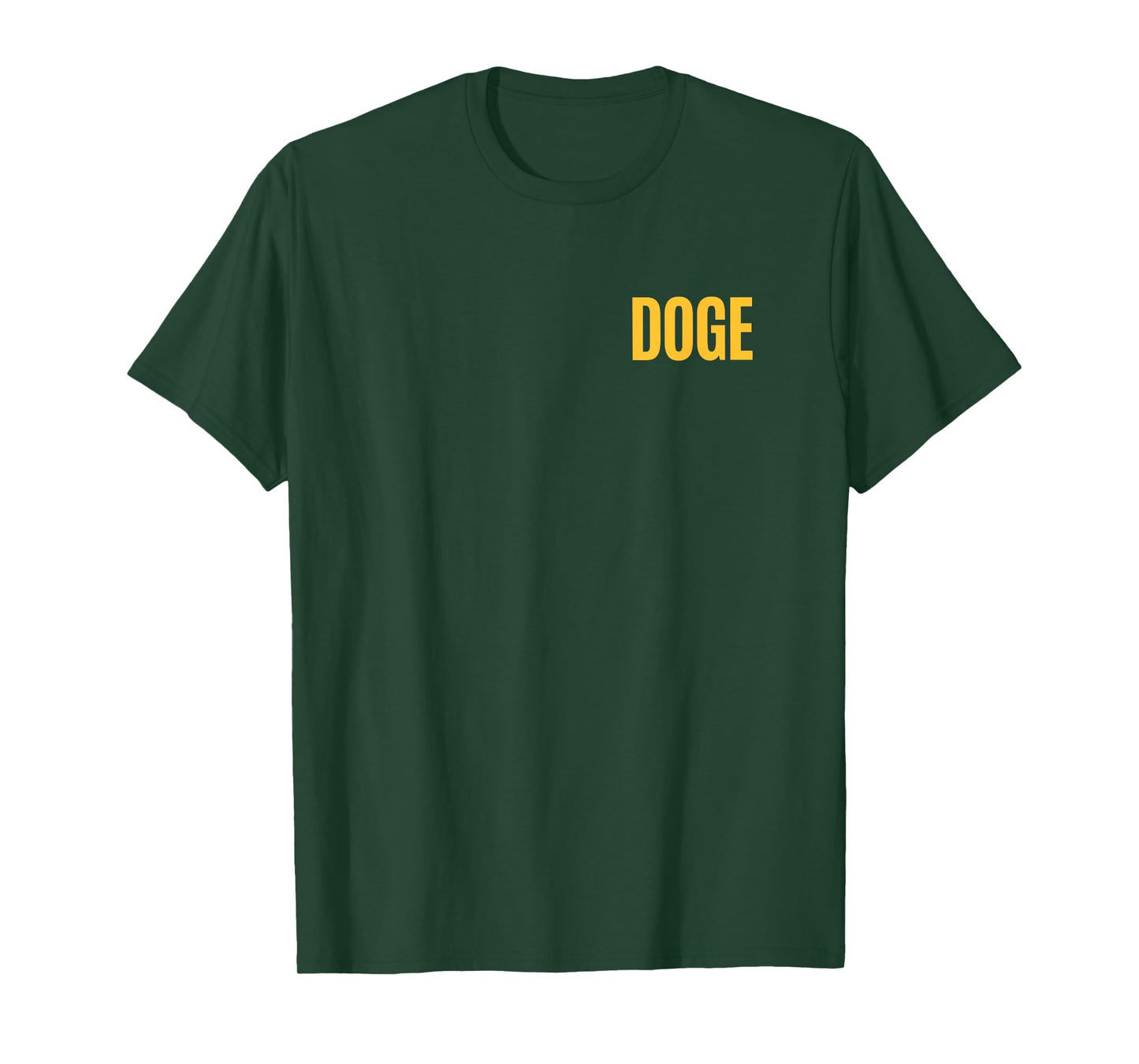 2-sided DOGE Department of Government Efficiency Front Back T-Shirt