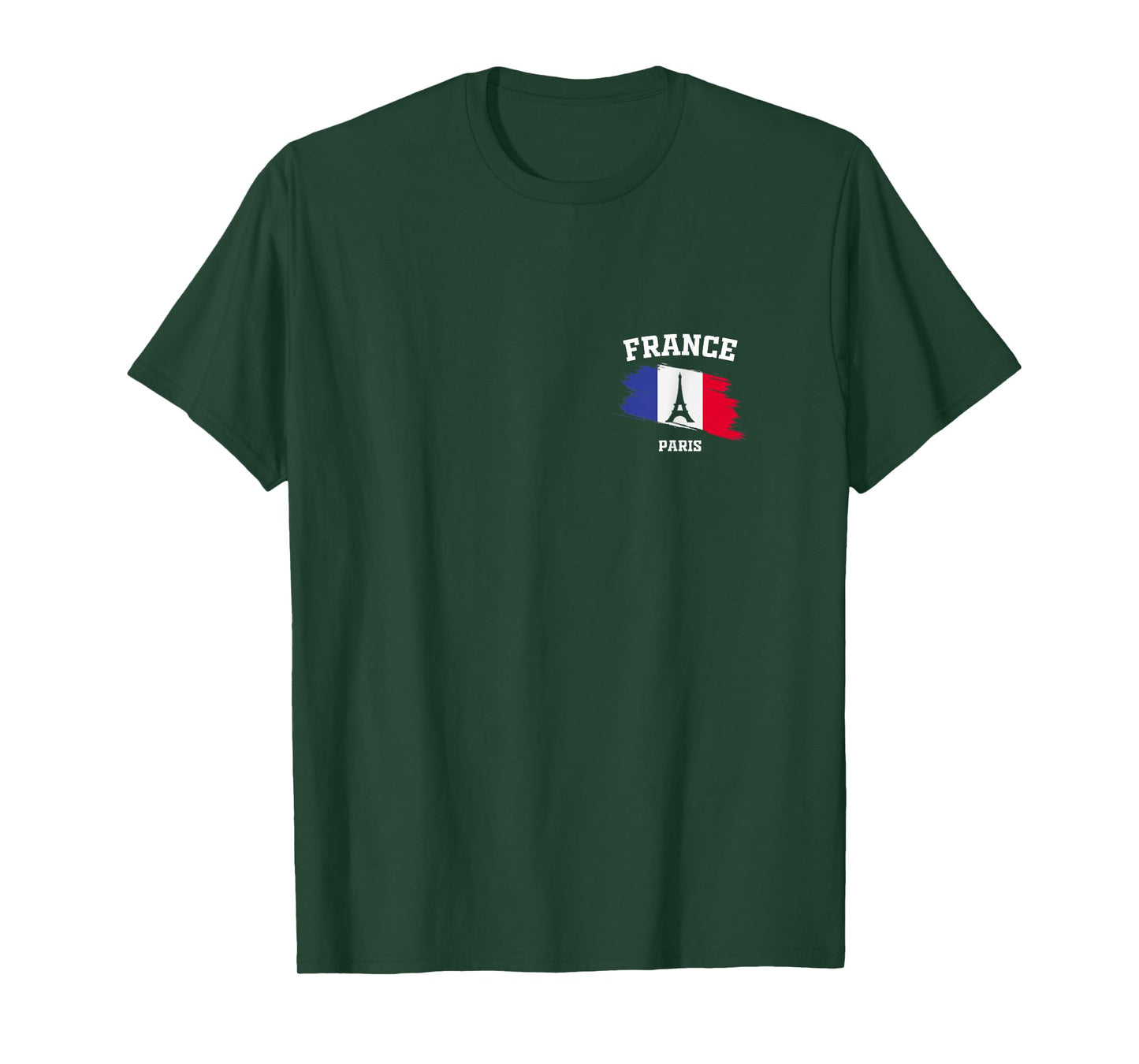 Eiffel Tower Paris France French Flag Vacation Parisian T-Shirt
