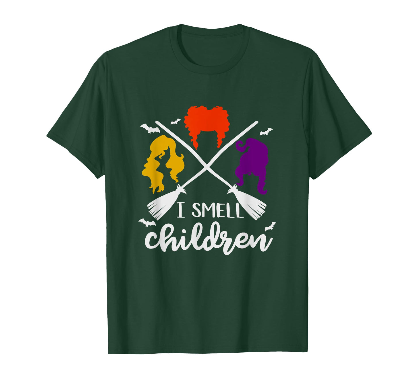 I Smell Children Funny Witch Halloween Lazy costume Gift T-Shirt