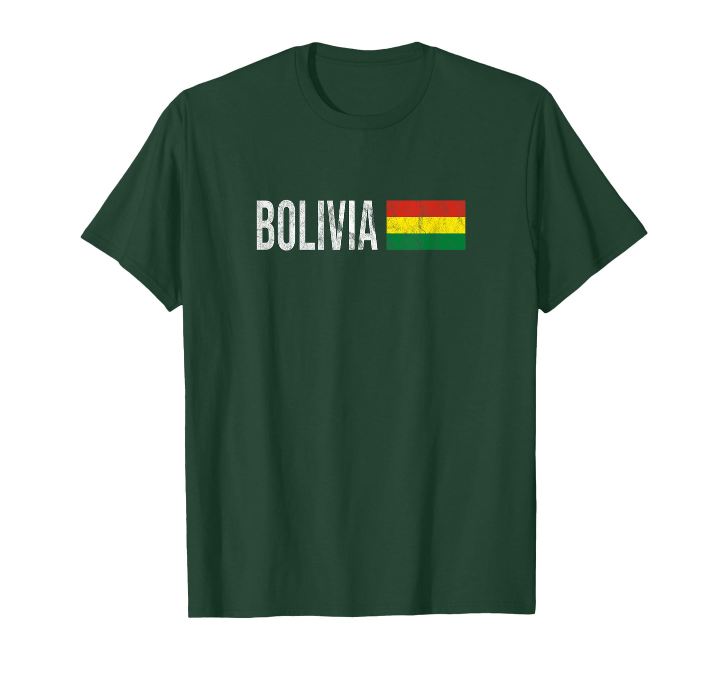Bolivian Flag Souvenir - Retro Bolivia Design T-Shirt