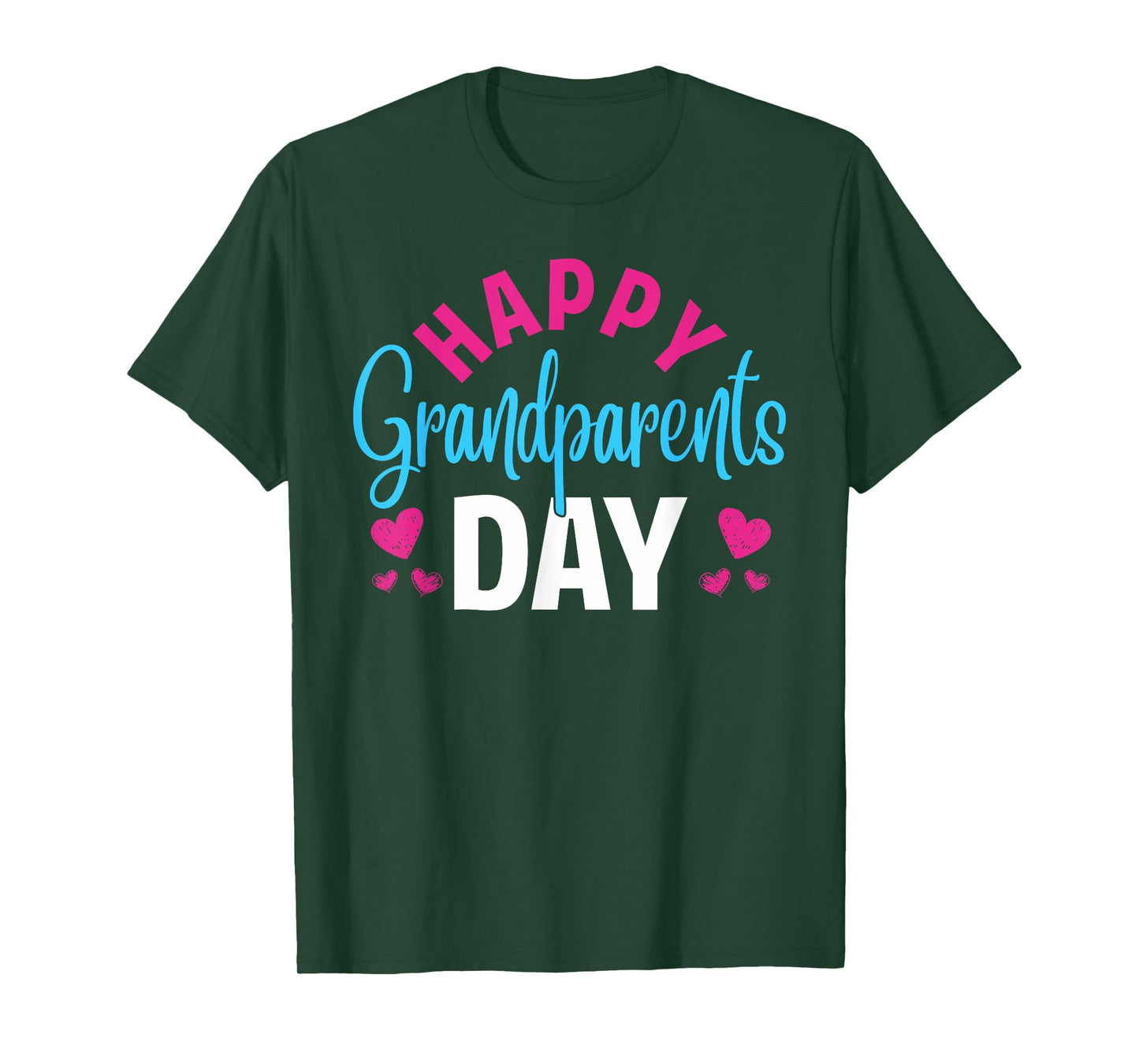 Happy Grandparents Day Grandmother Grandfather Men Women T-Shirt