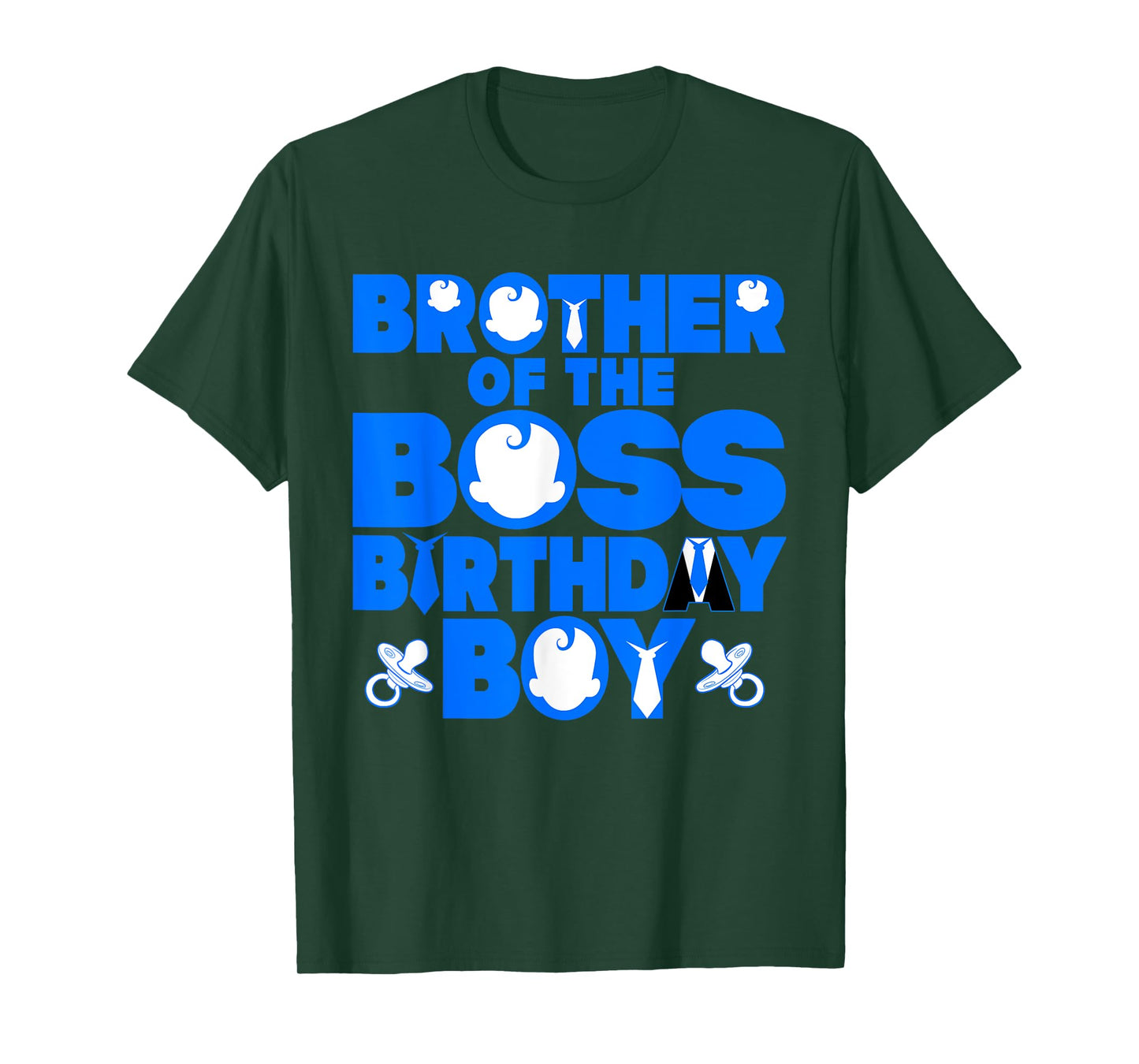 Brother Of The Boss Birthday Boy Baby Family Decorations T-Shirt