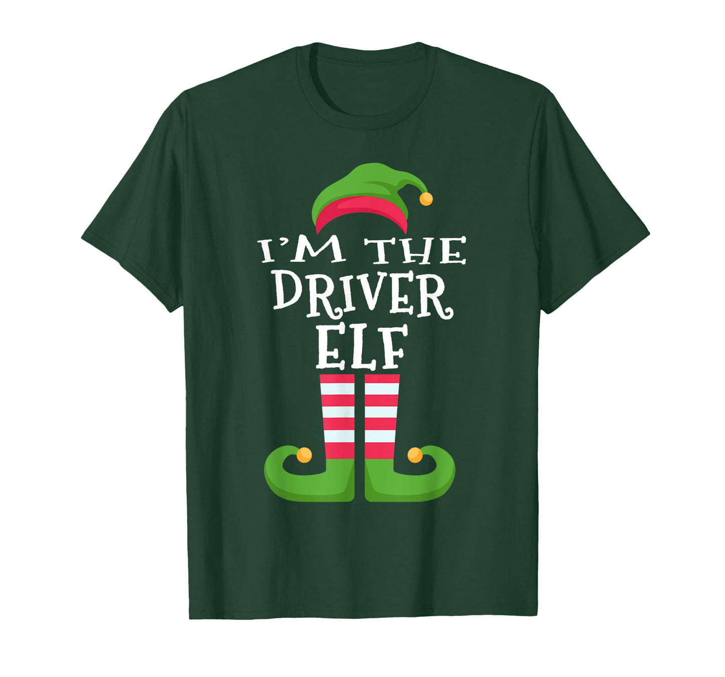 I'm The DRIVER Elf T-Shirt Family Matching Christmas T-Shirt