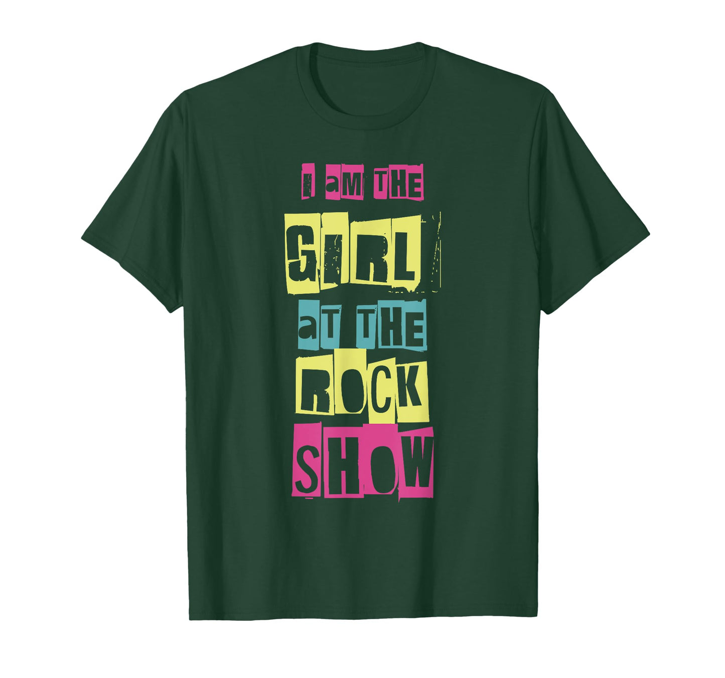 I Am The Girl At The Rock Show Funny Punk Rock Music Lover T-Shirt