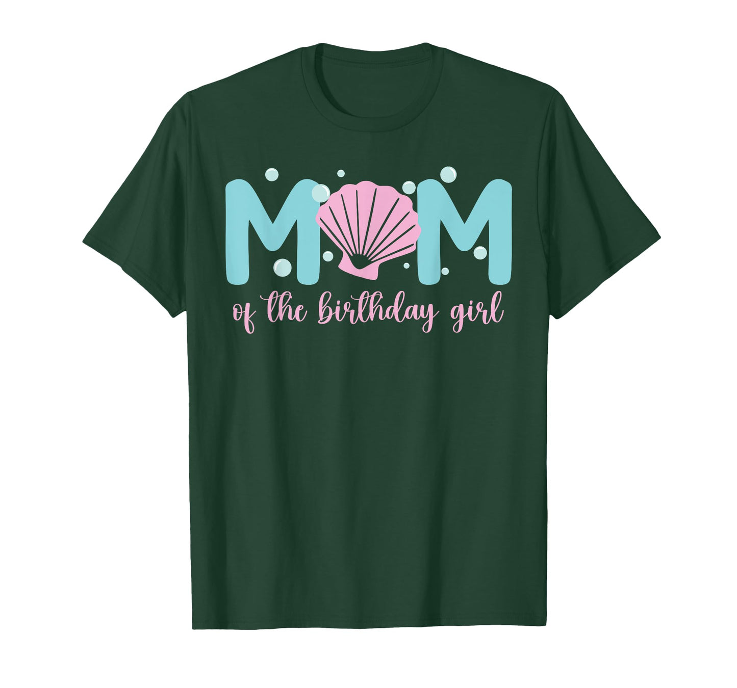 Mom of The Birthday Girl One-der The Sea Mama Under Sea T-Shirt