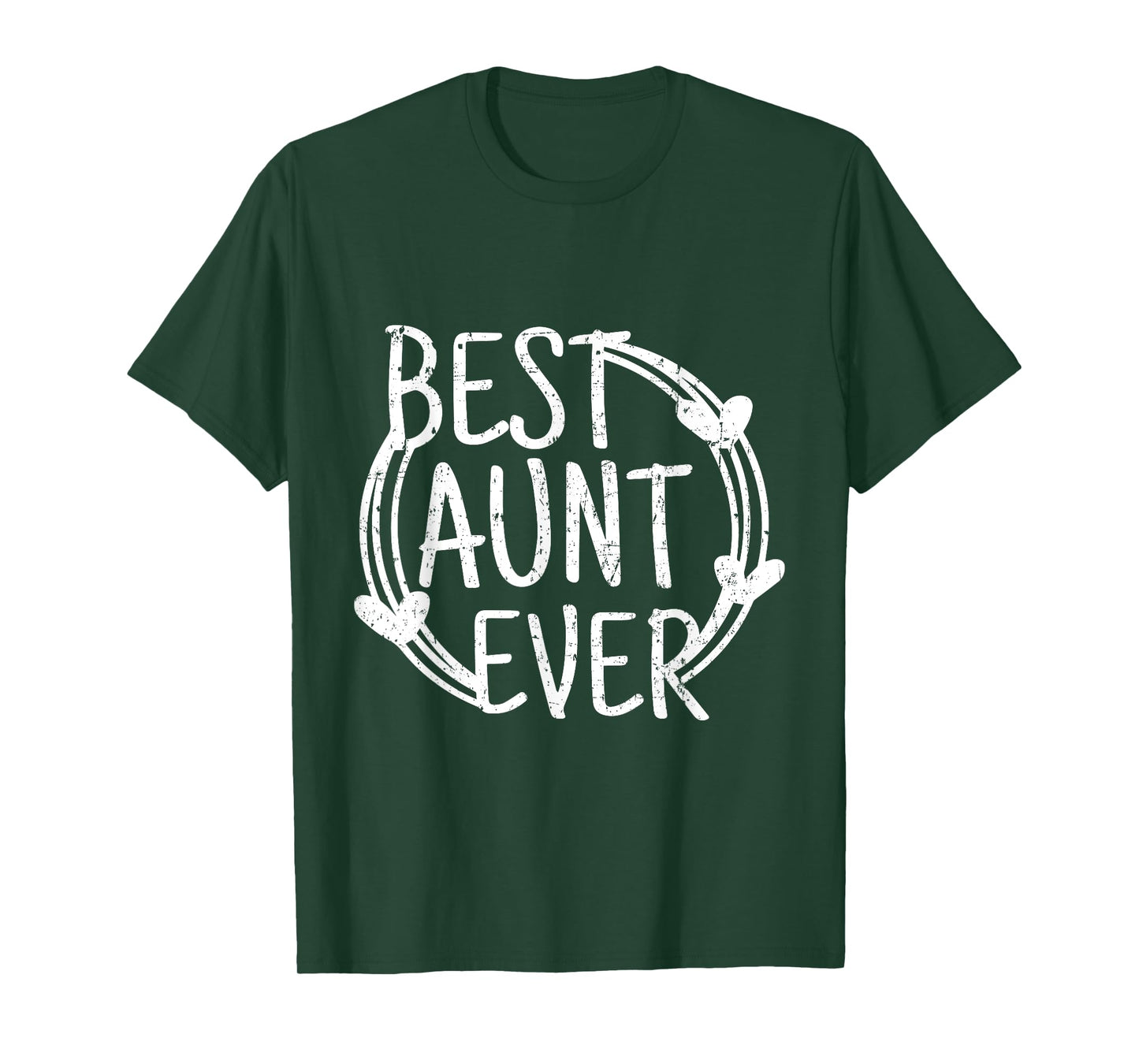 Best Aunt Ever Vintage Distressed T-Shirt