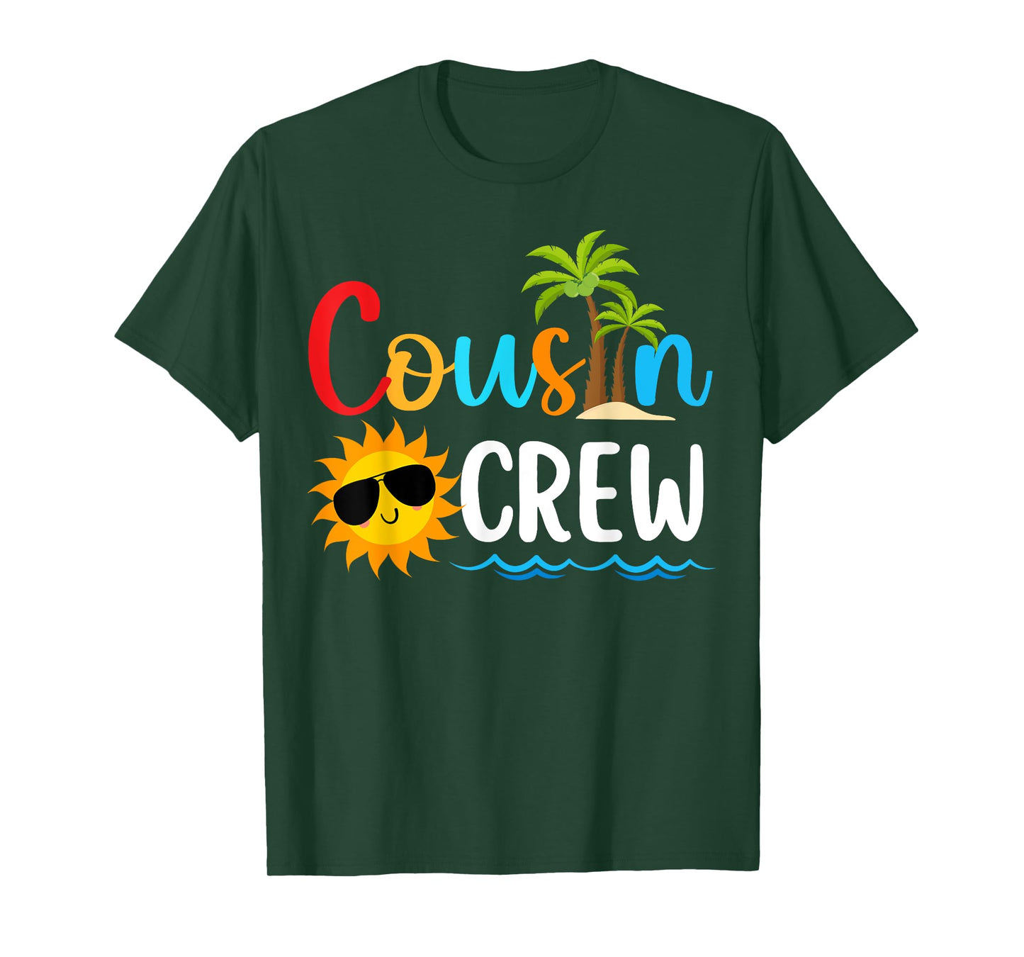 2025 Cousin crew Summer Vacation Beach Family Trips Matching Men Women Girls Kids T-Shirt