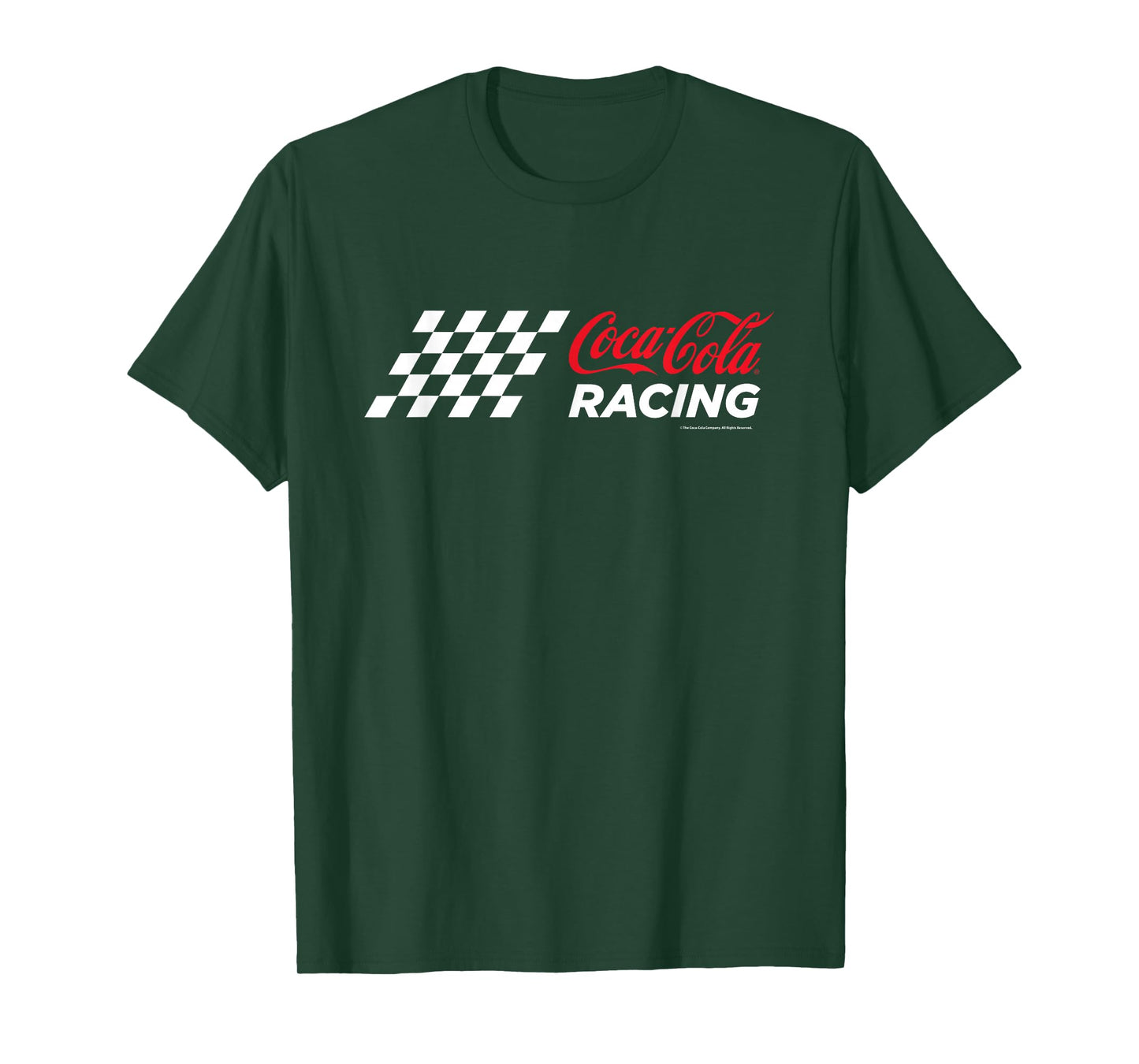 Coca-Cola Racing Finish Line Flag Banner T-Shirt