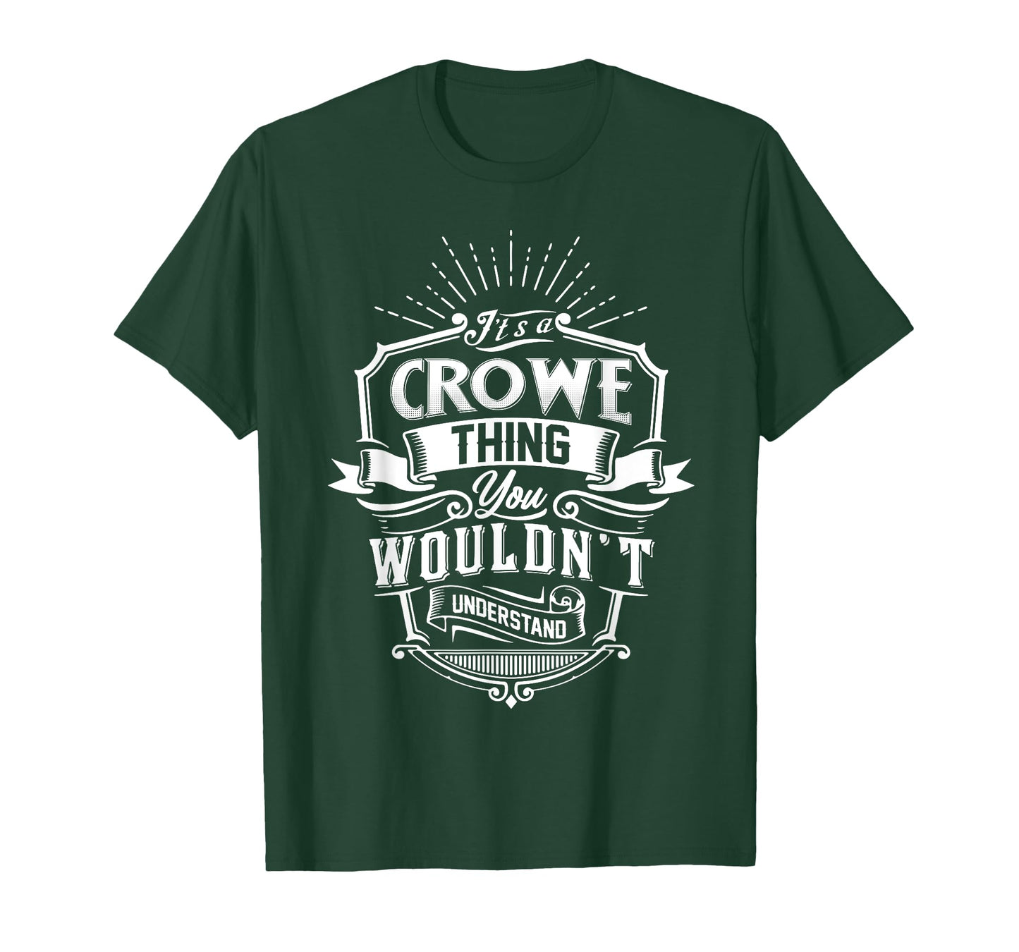 It's A CROWE Thing You Wouldn't Understand Name Vintage T-Shirt
