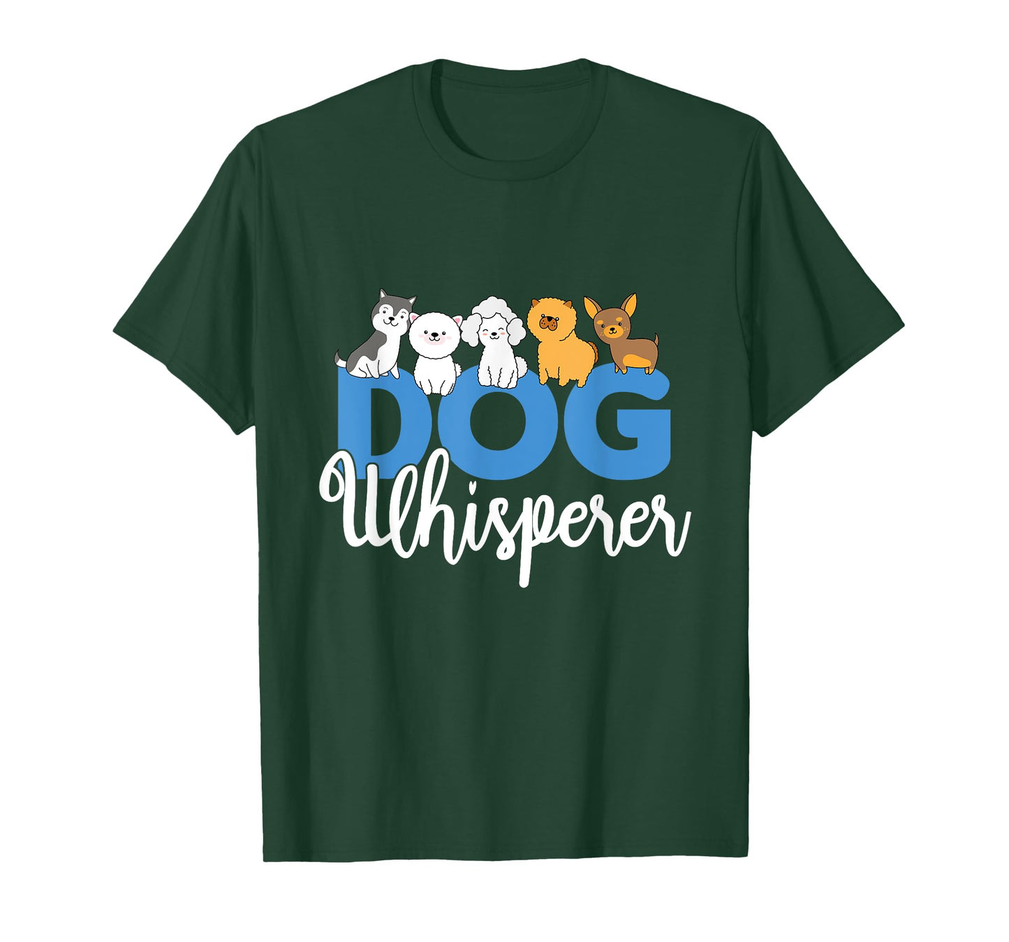 Dog Trainer Whisperer Dogs Training Animal School Behavior T-Shirt
