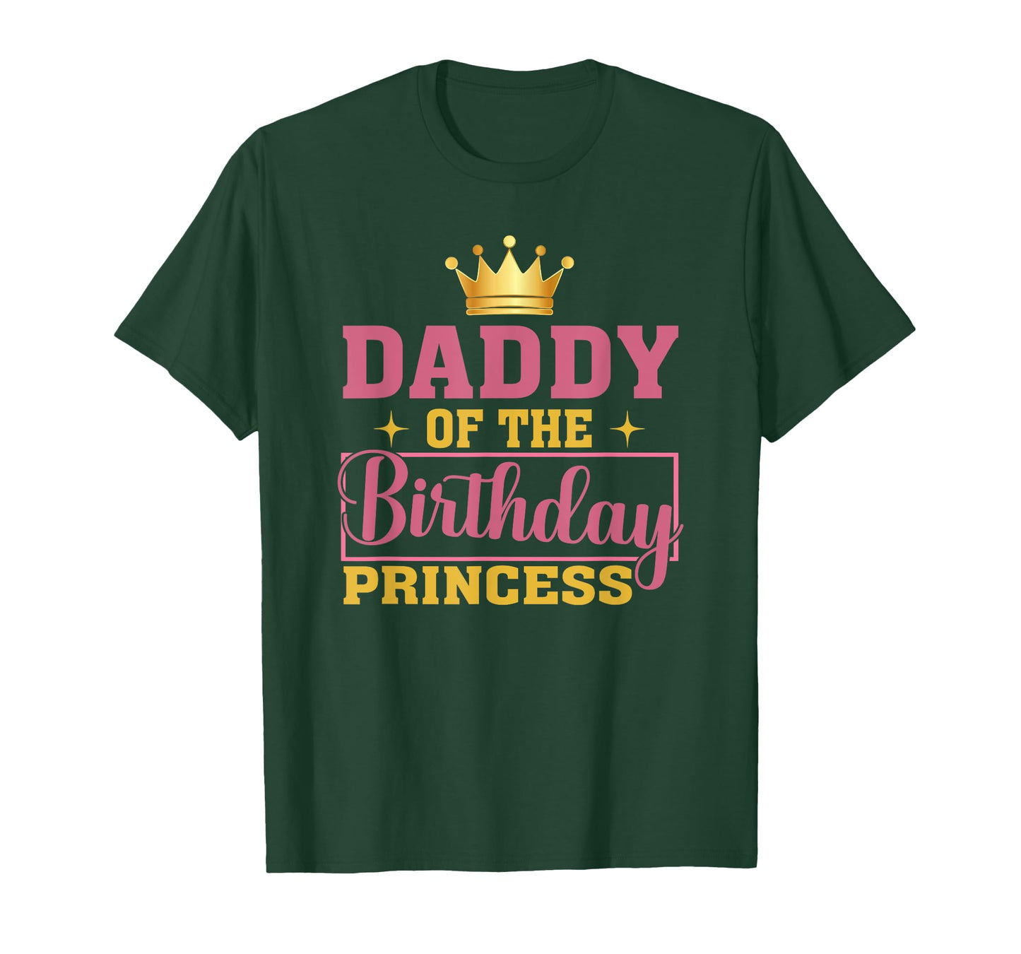 Daddy Of The Birthday Princess Birthday Girl Kid Family T-Shirt