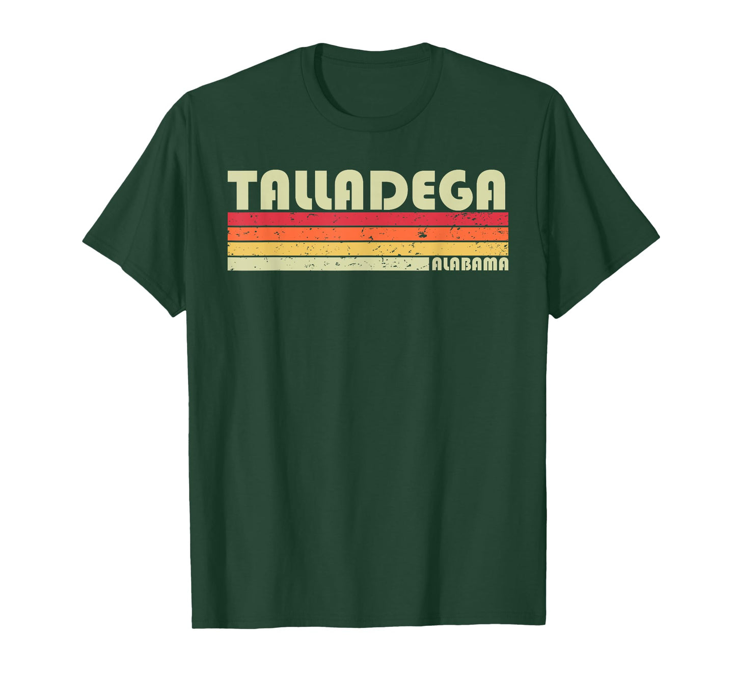 TALLADEGA AL ALABAMA Funny City Home Roots Gift Retro 80s T-Shirt