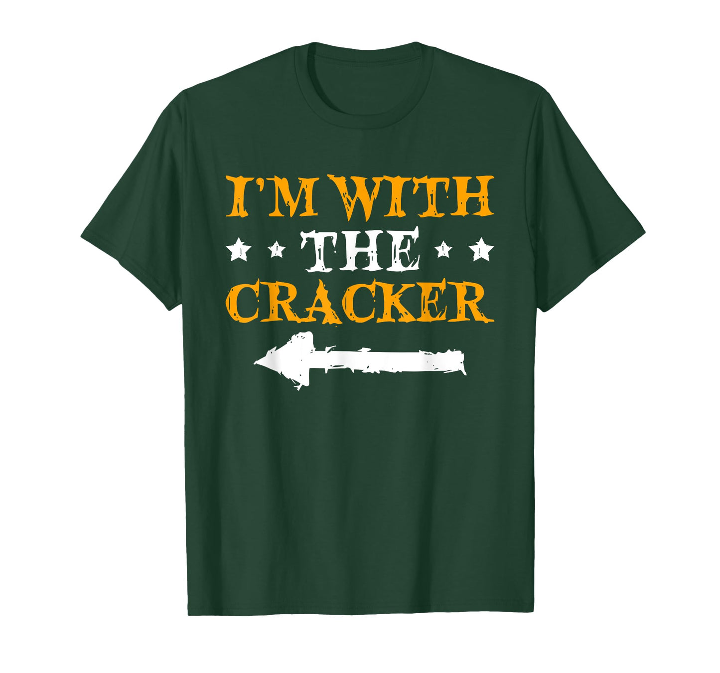 I'm With The Cracker Funny Couple Halloween T-Shirt