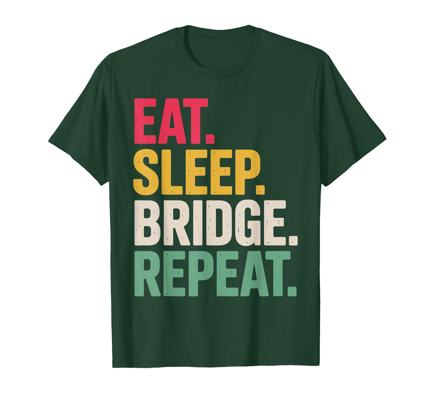 Cool Bridge Player Art for Men Women Card Game Player Bridge T-Shirt