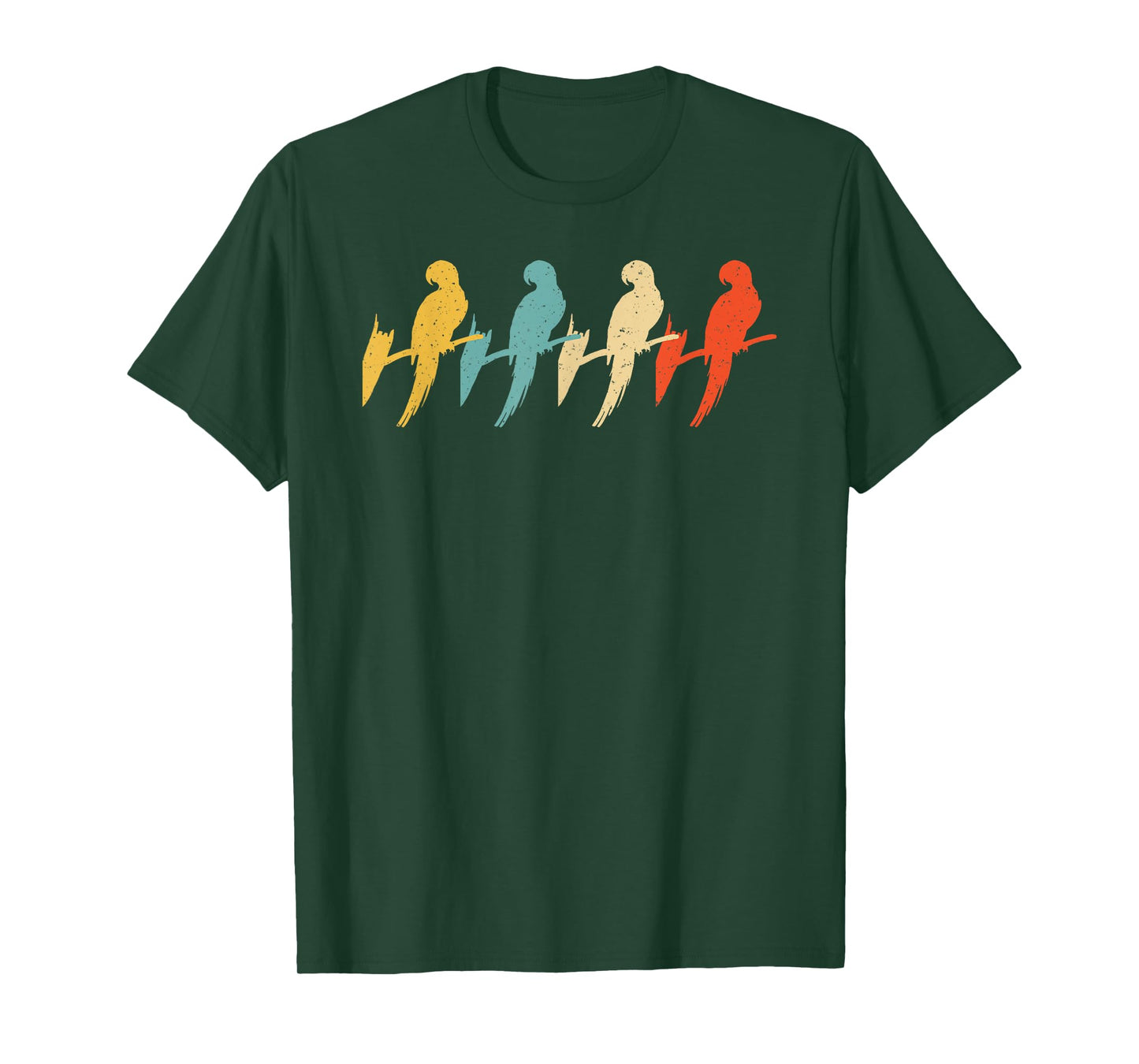 Cool Parrot Art For Men Women Girls Parrot Bird Lovers T-Shirt