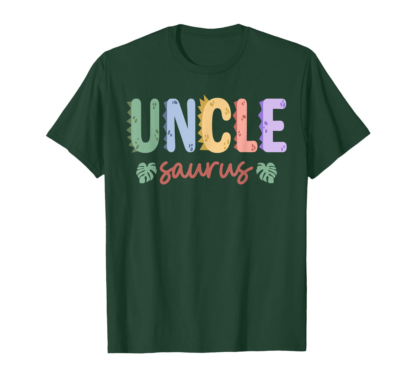 Uncle Saurus Rex Dinosaur Birthday Squad Crew Family T-Shirt