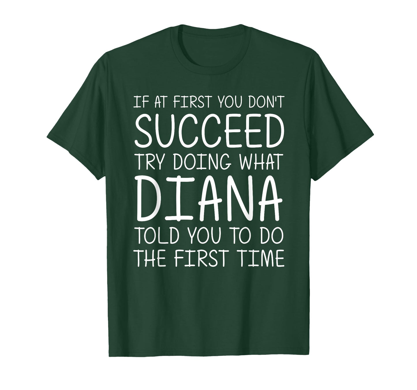 DIANA Gift Name Personalized Birthday Funny Christmas Joke T-Shirt