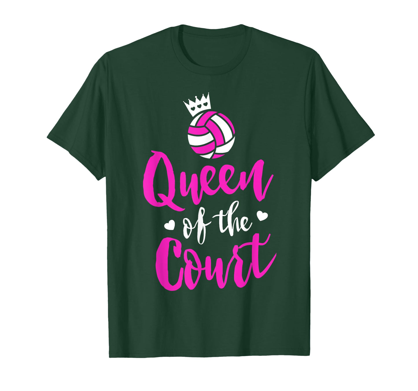 Volleyball Queen Shirt for Girls Cute Player Coach Gift Idea T-Shirt