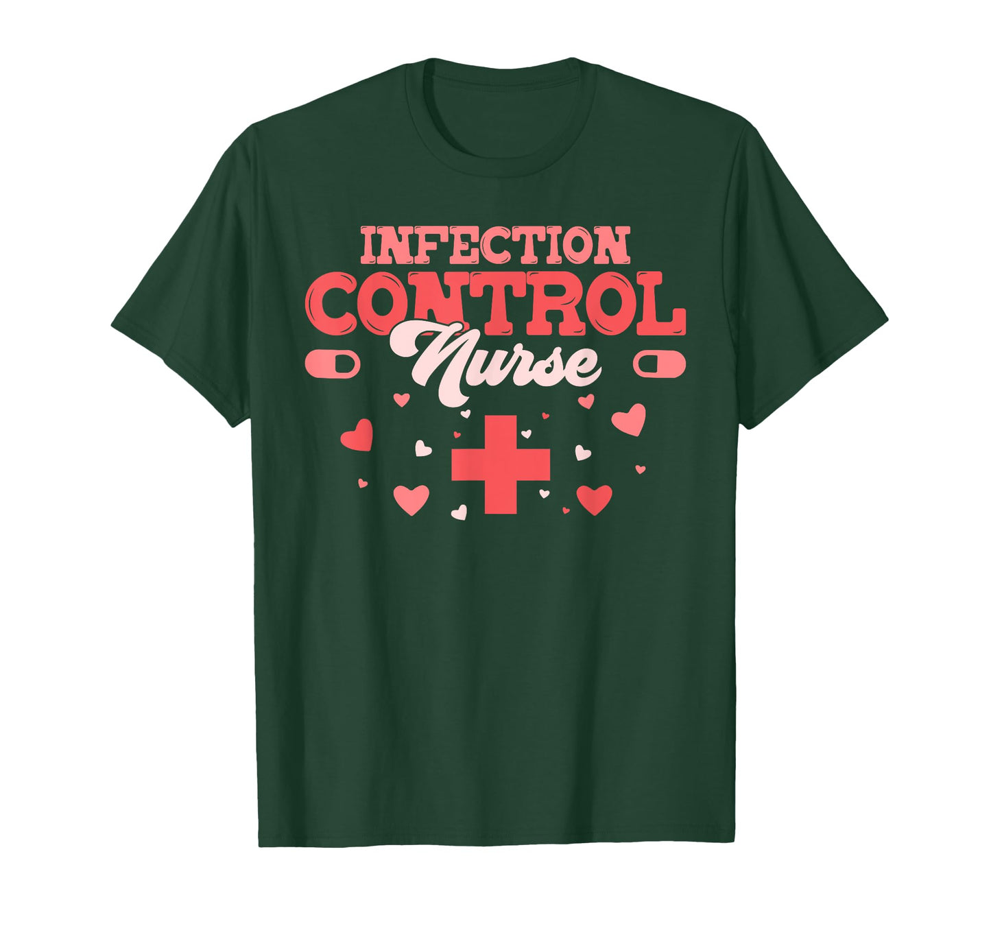 Infection Control Nurse Groovy Nursing Men Women T-Shirt