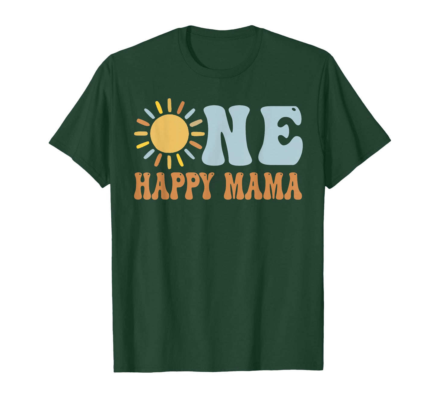 One Happy Mama of The Birthday First Trip Around the Sun T-Shirt