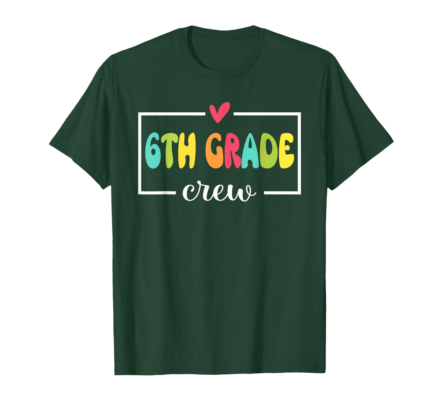 6th Grade Crew Back To School Teachers Students Kids T-Shirt