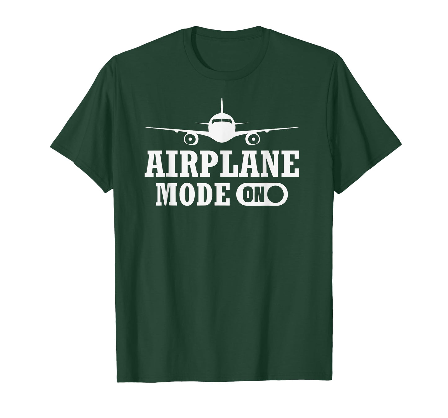 Funny Pilots Aviation Flight Airplane Pilot Mode On Men T-Shirt