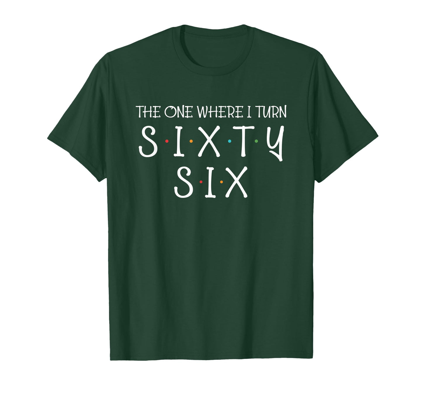The One Where I Turn Sixty Six Funny 66th Birthday Party T-Shirt