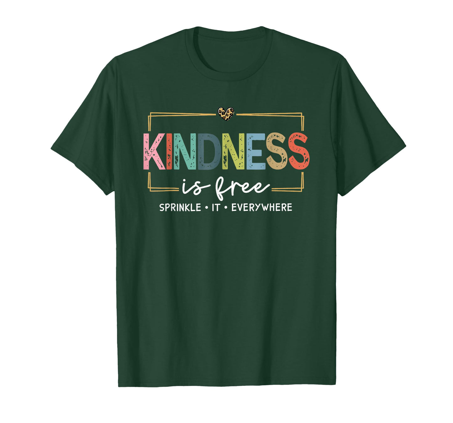 Kindness Is Free Sprinkle It Everywhere Vintage Women Girl T-Shirt