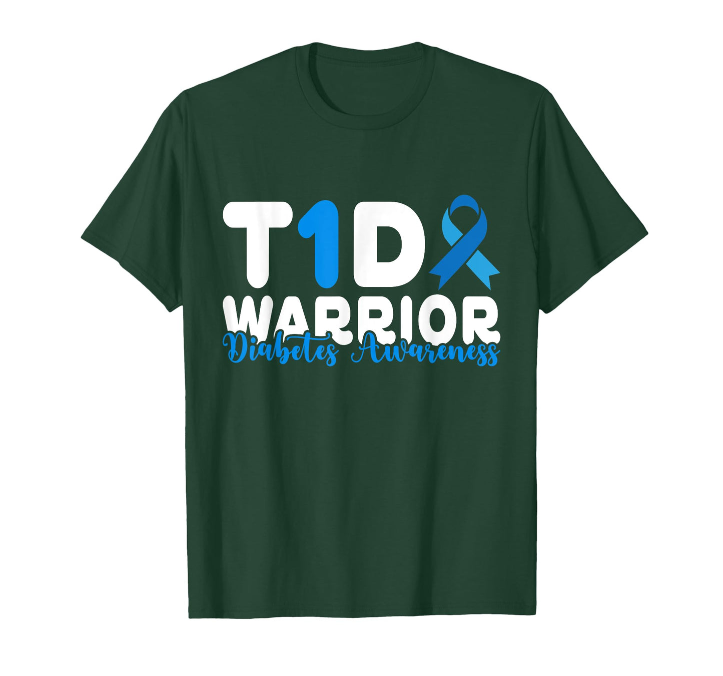 Diabetes Awareness T1D Warrior Type One 1 diabetic warrior T-Shirt