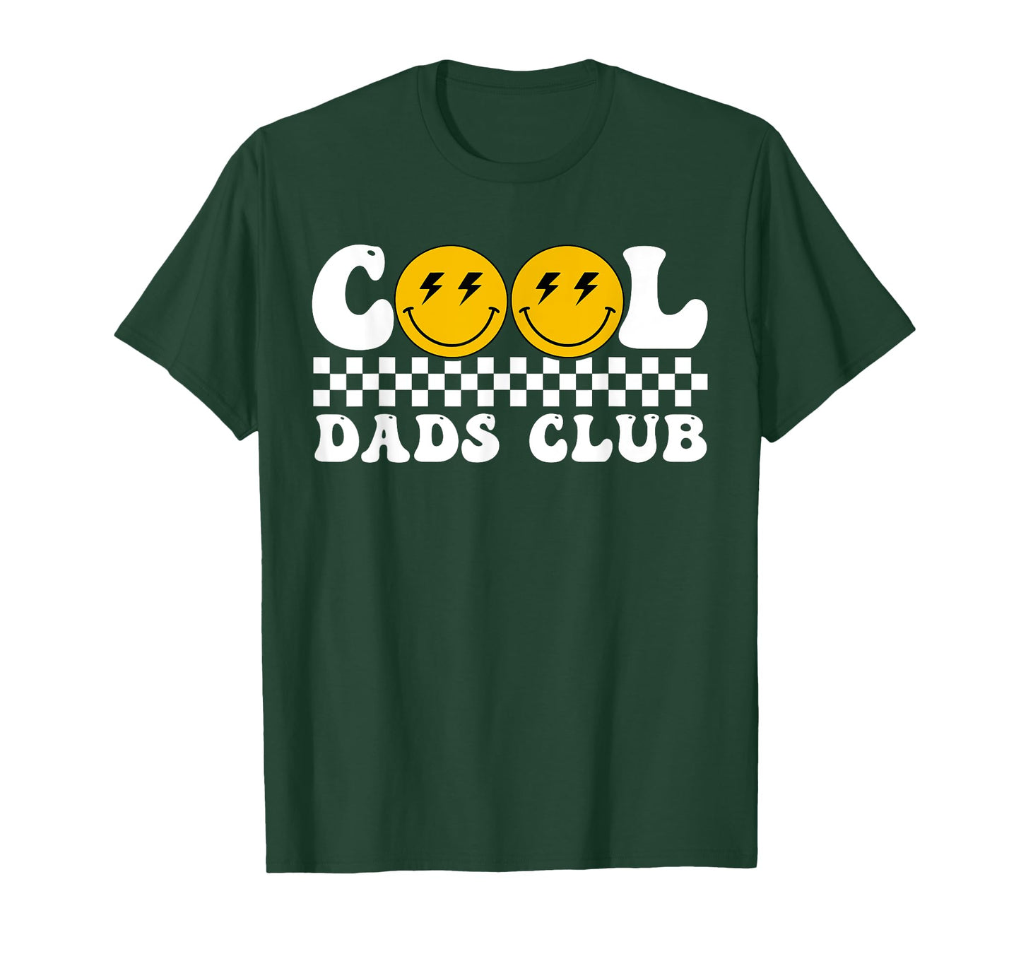 Funny Smile Cool Dads Club Retro Family Matching Mens T-Shirt