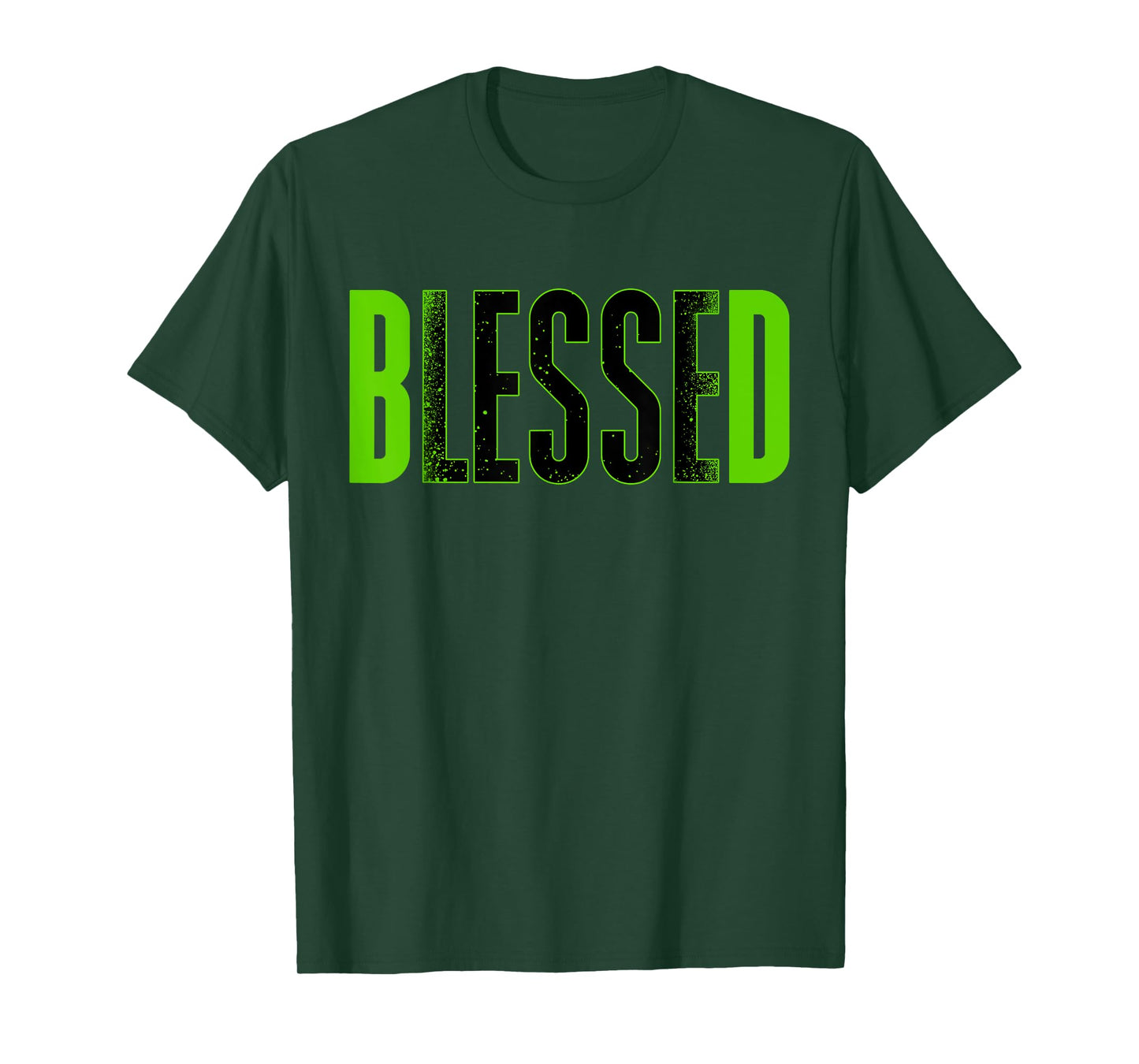 Bleesed Foamposite Black Green Matching Tee For Men Women T-Shirt
