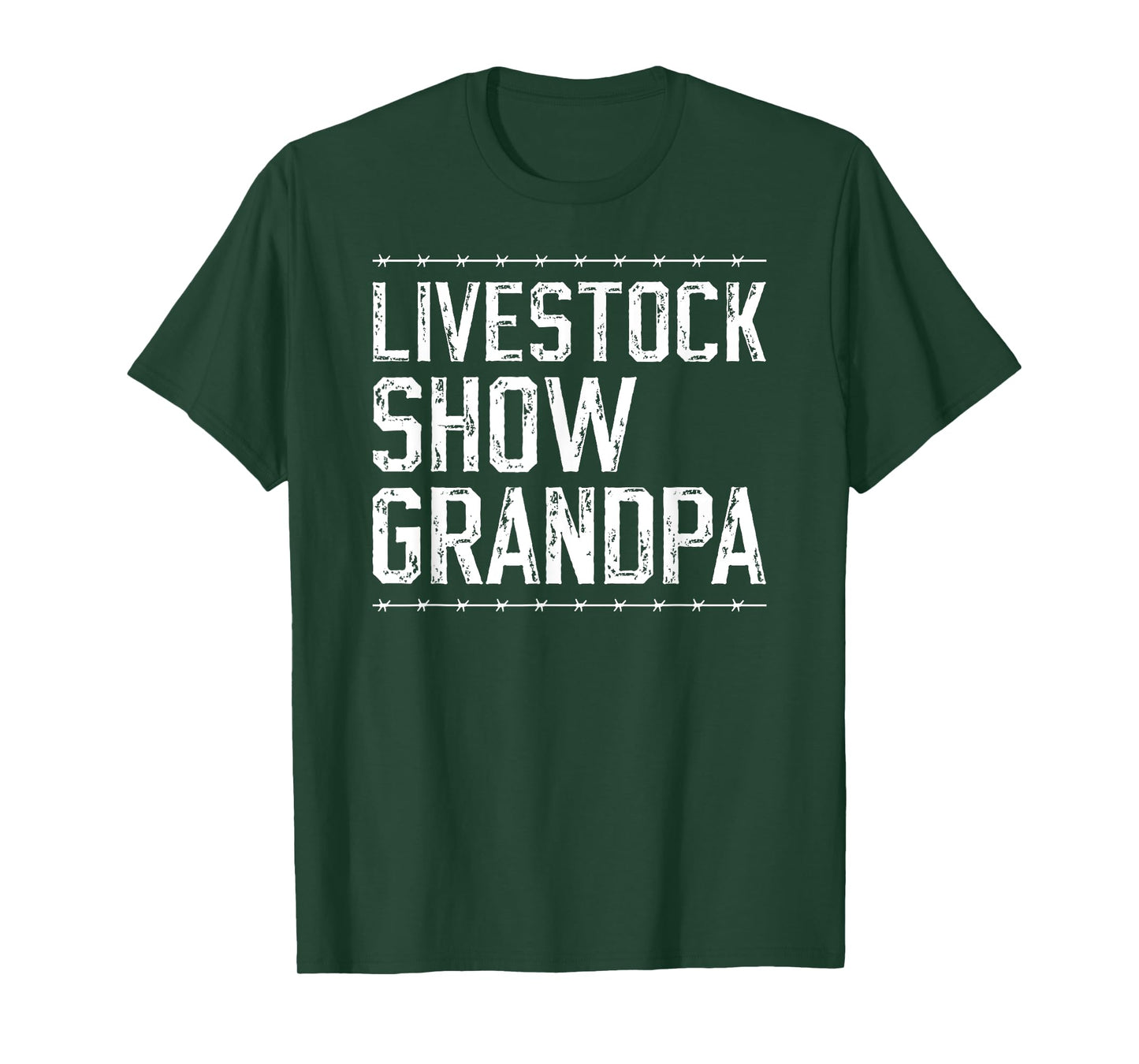 Livestock Show Grandpa Proud Livestock Show Grandfather T-Shirt