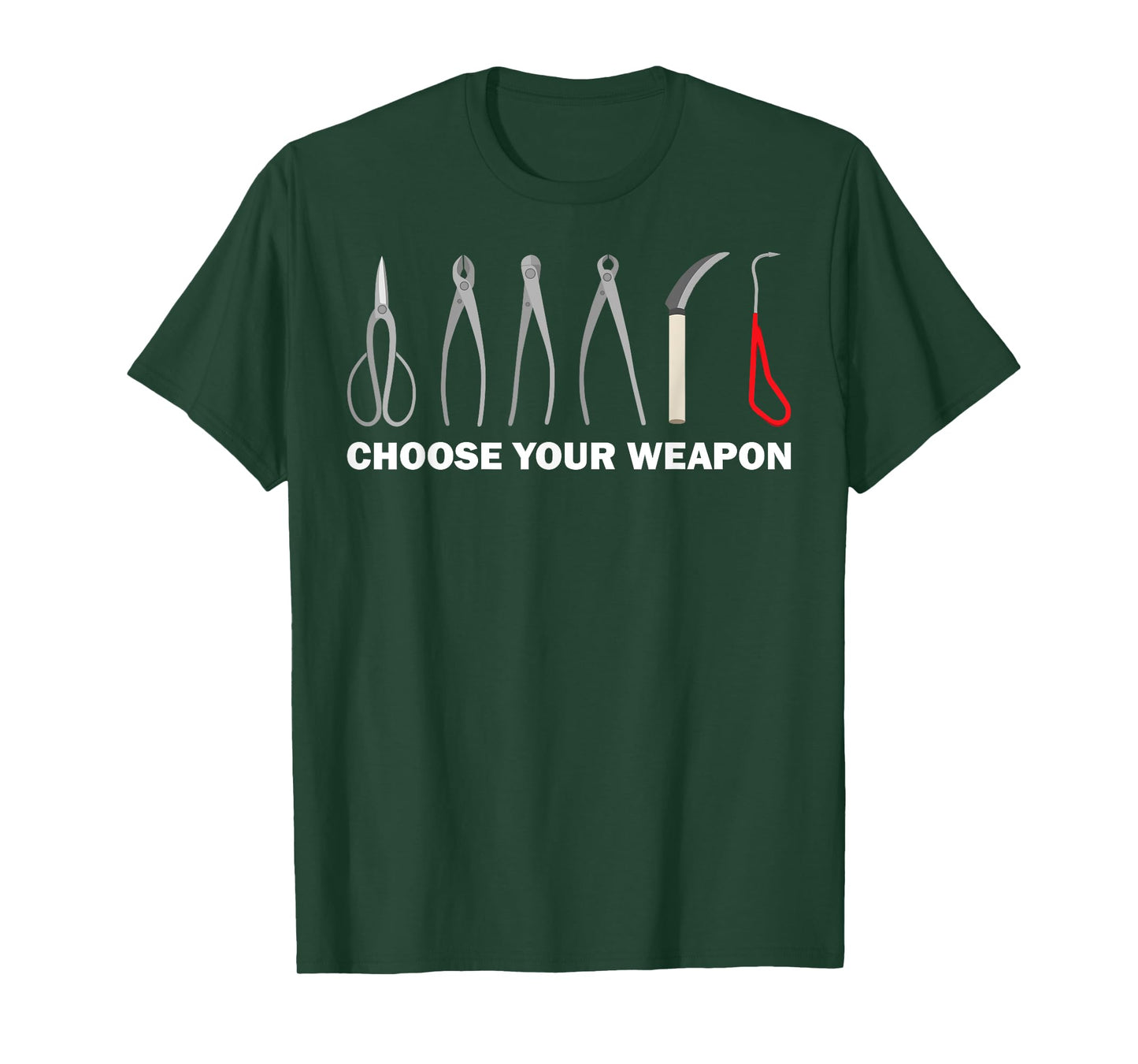 Funny Bonsai Gardening Tools Design For Men Women Pruning T-Shirt