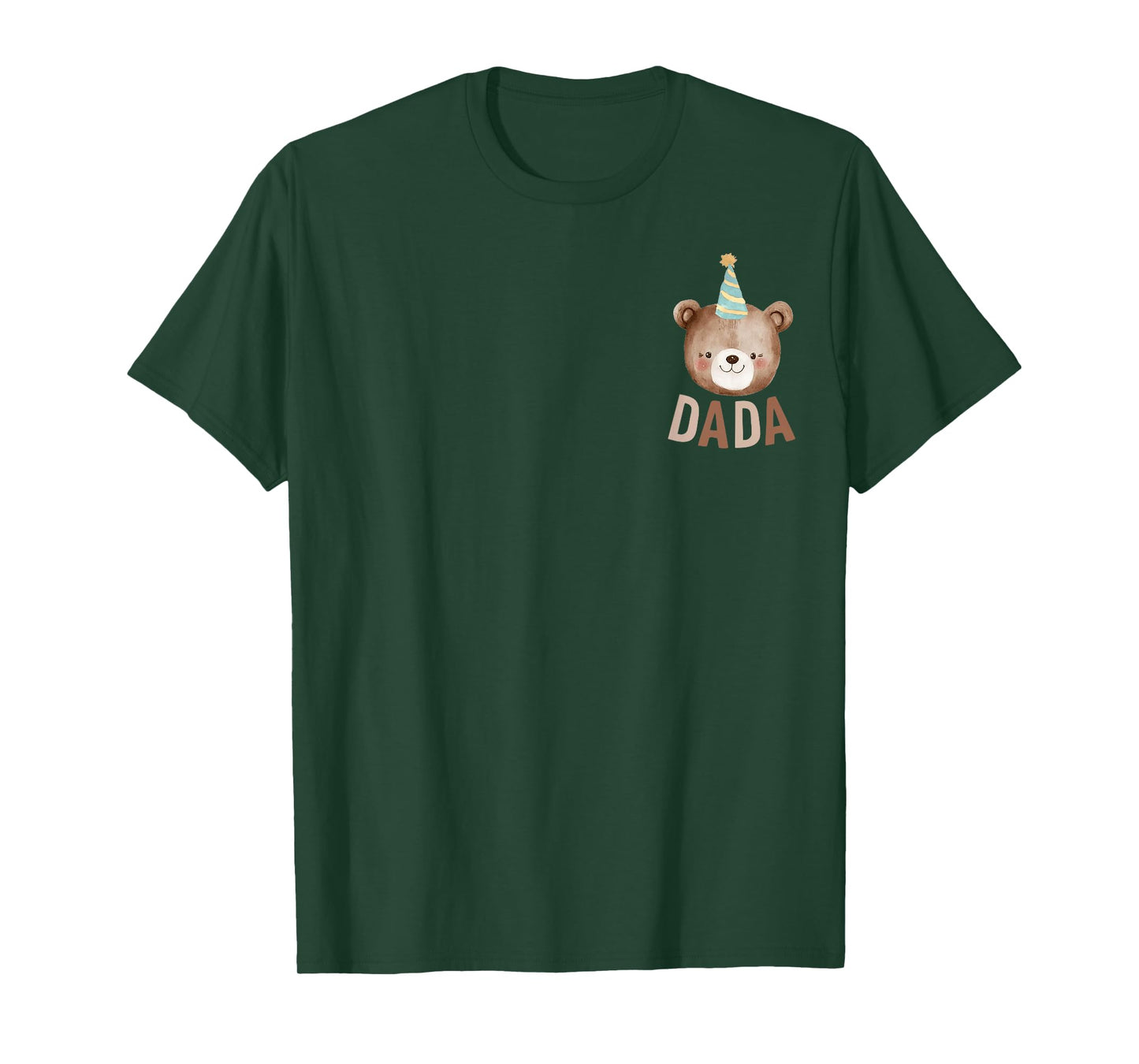 Dada Teddy Bear 1st Birthday Boy Girl Family Matching Party T-Shirt